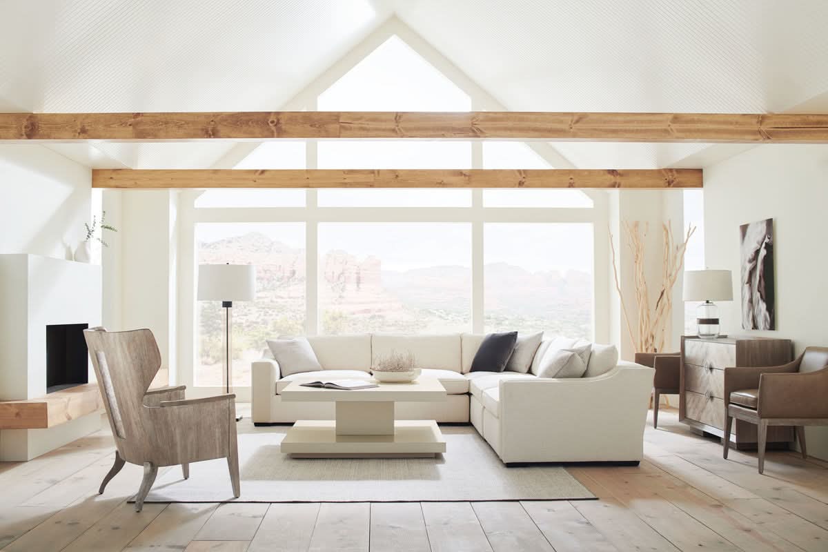 Caracole Back On Track Left Arm Chair   Nicholas John Interiors