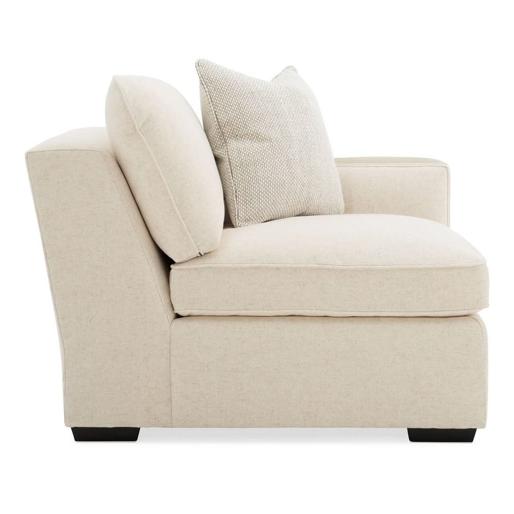 Caracole Back On Track Right Arm Chair   Nicholas John Interiors