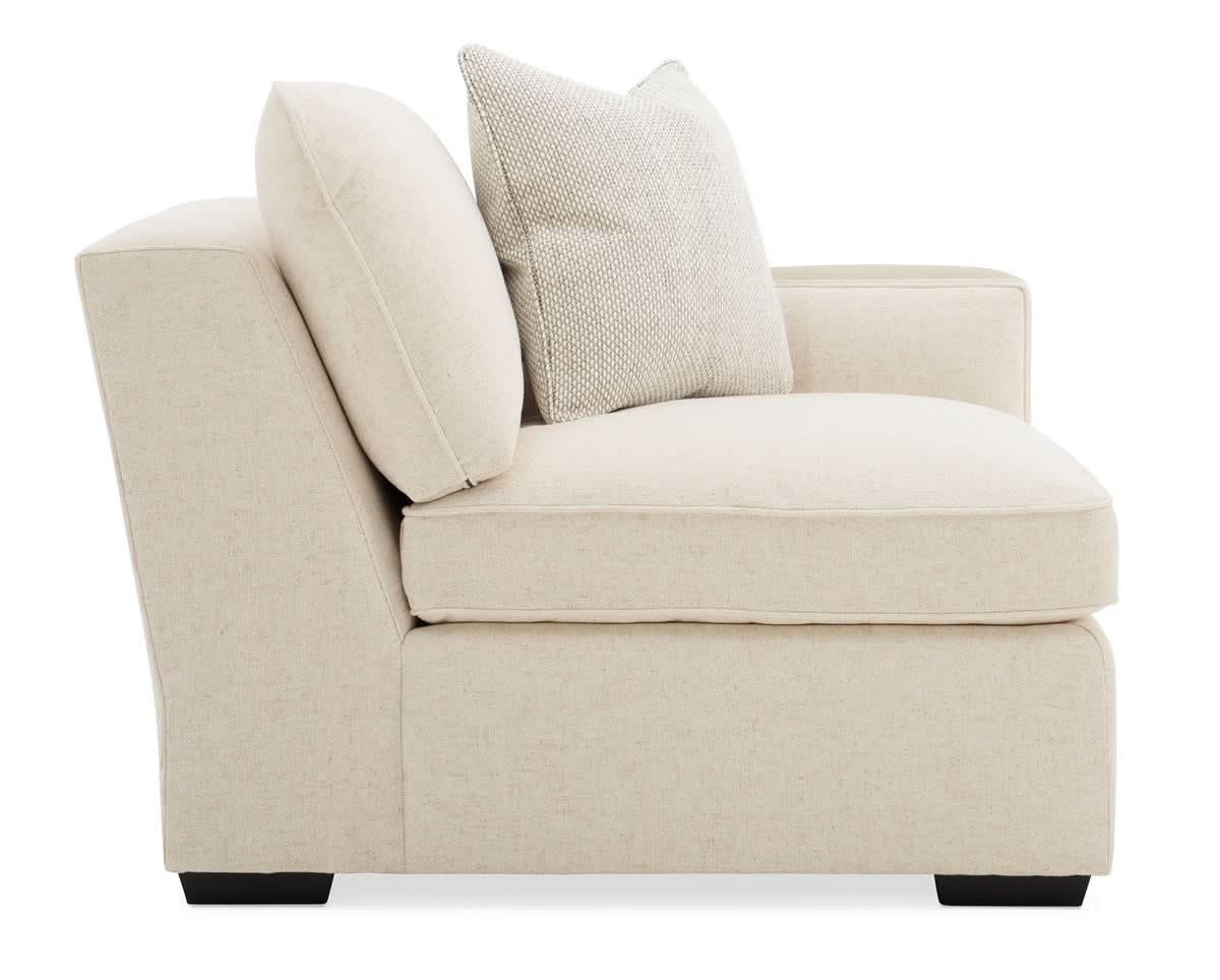 Caracole Back On Track Right Arm Chair   Nicholas John Interiors