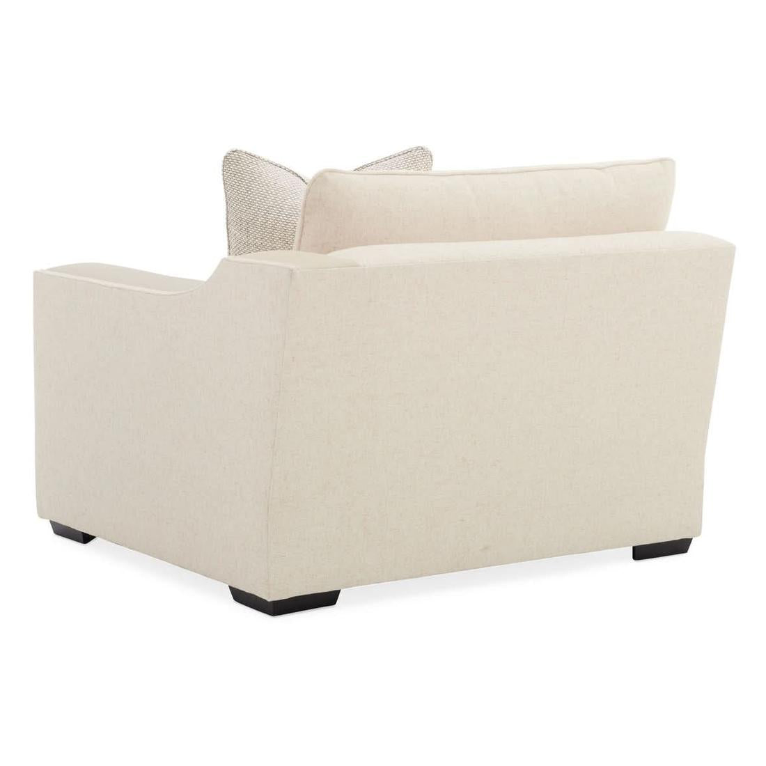 Caracole Back On Track Right Arm Chair   Nicholas John Interiors
