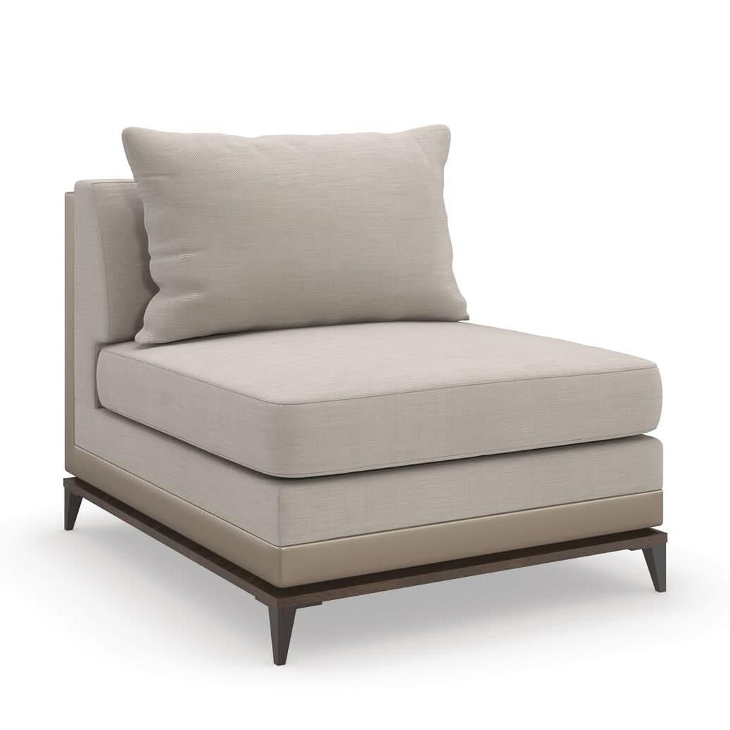 Caracole Archipelago Armless Chair   Nicholas John Interiors