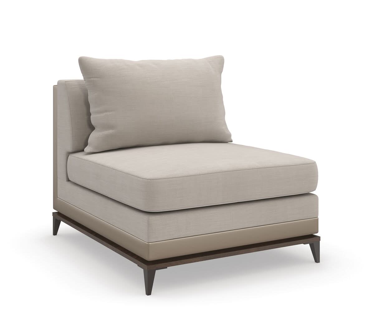 Caracole Archipelago Armless Chair   Nicholas John Interiors