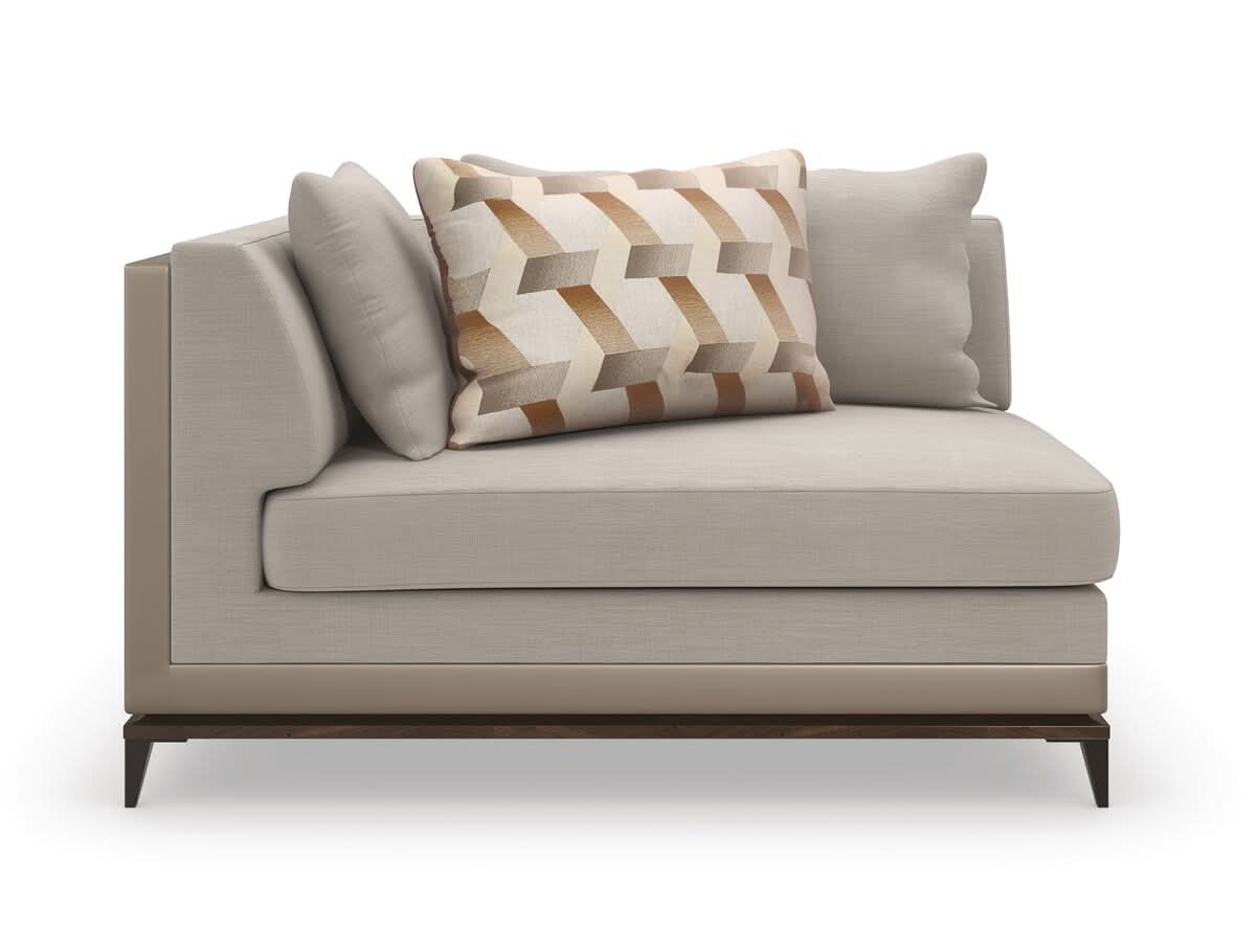 Caracole Archipelago Left Arm Loveseat   Nicholas John Interiors