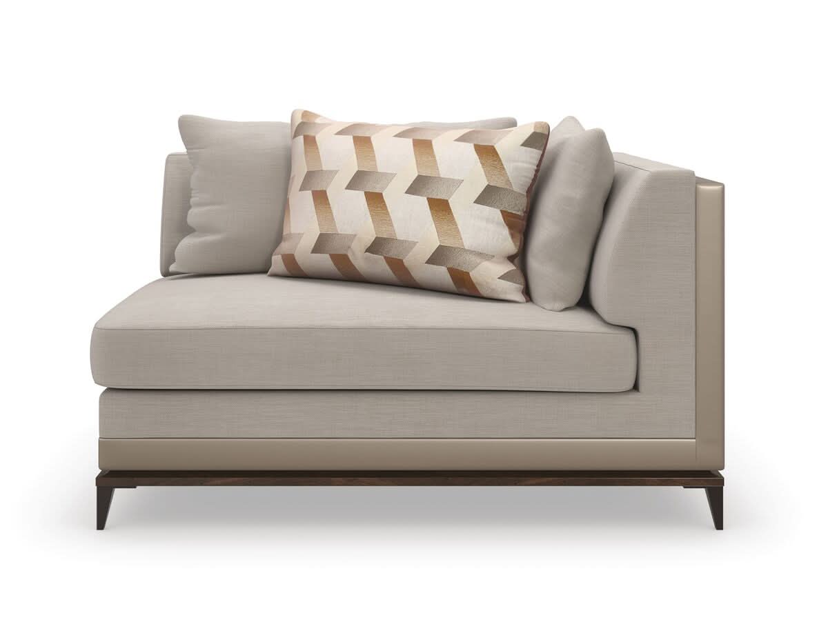 Caracole Archipelago Right Arm Loveseat   Nicholas John Interiors