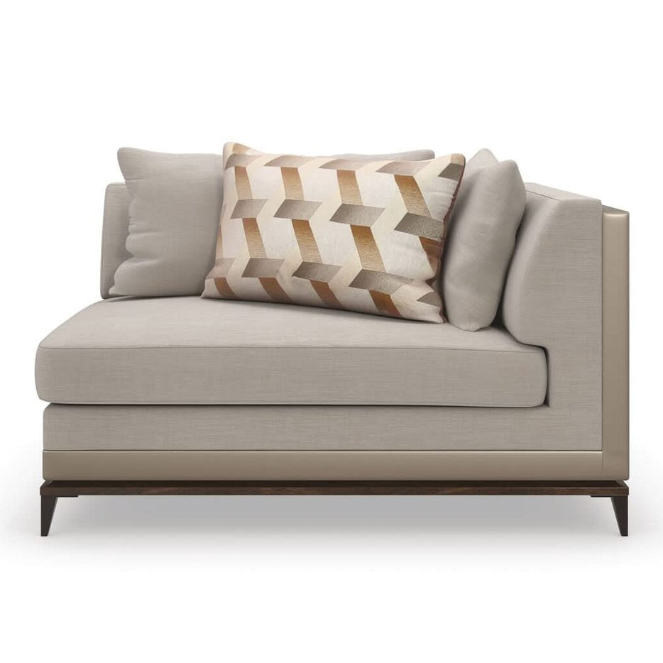 Caracole Archipelago Right Arm Loveseat   Nicholas John Interiors