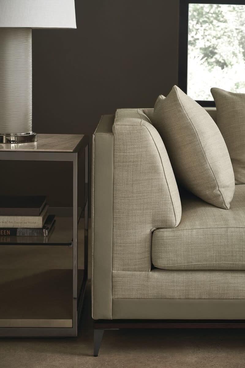 Caracole Archipelago Right Arm Loveseat   Nicholas John Interiors
