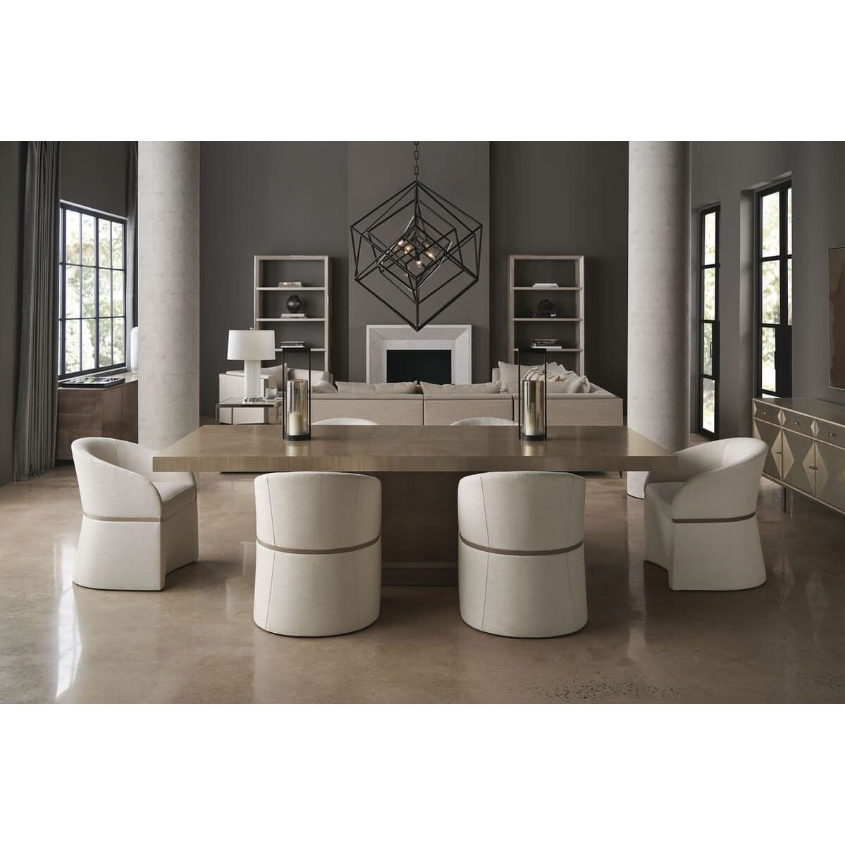 Caracole Archipelago Right Arm Loveseat   Nicholas John Interiors