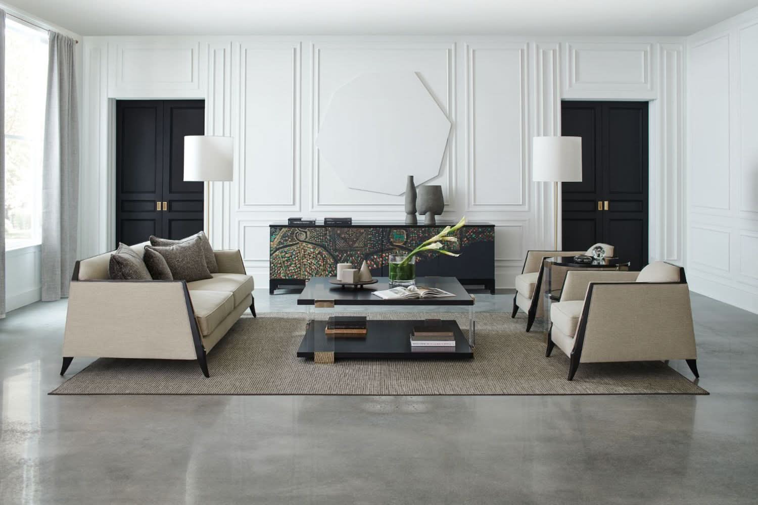 Caracole Outline 3 Seater Sofa   Nicholas John Interiors