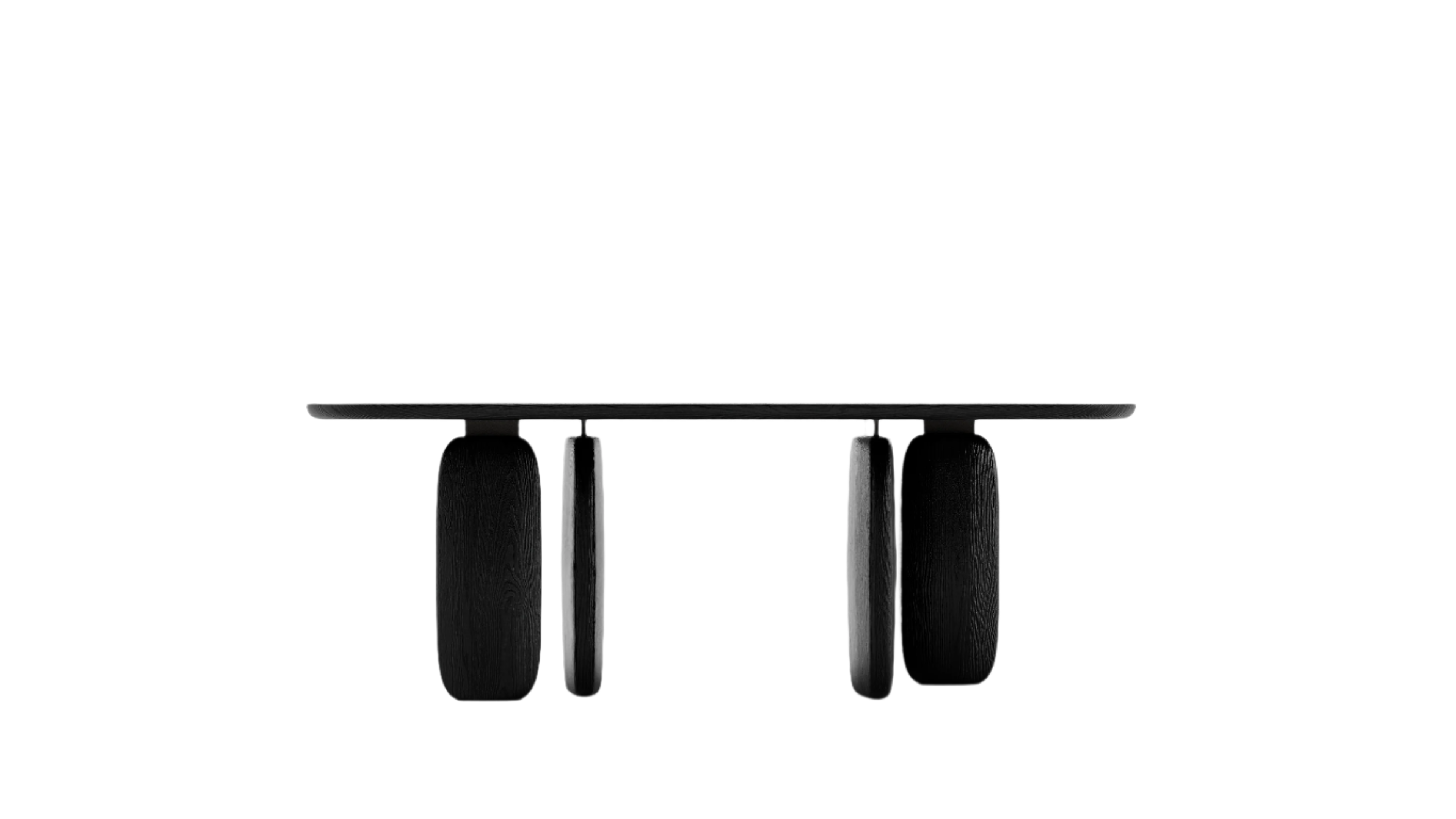 Tommy Franks Underline 210 Dining Table - Black Oak   Nicholas John Interiors