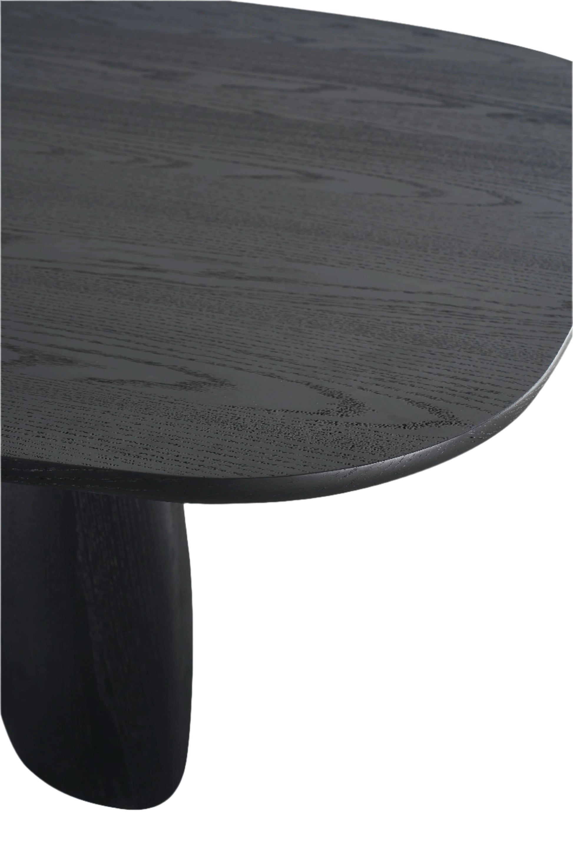Tommy Franks Underline 280 Dining Table in Black Oak   Nicholas John Interiors
