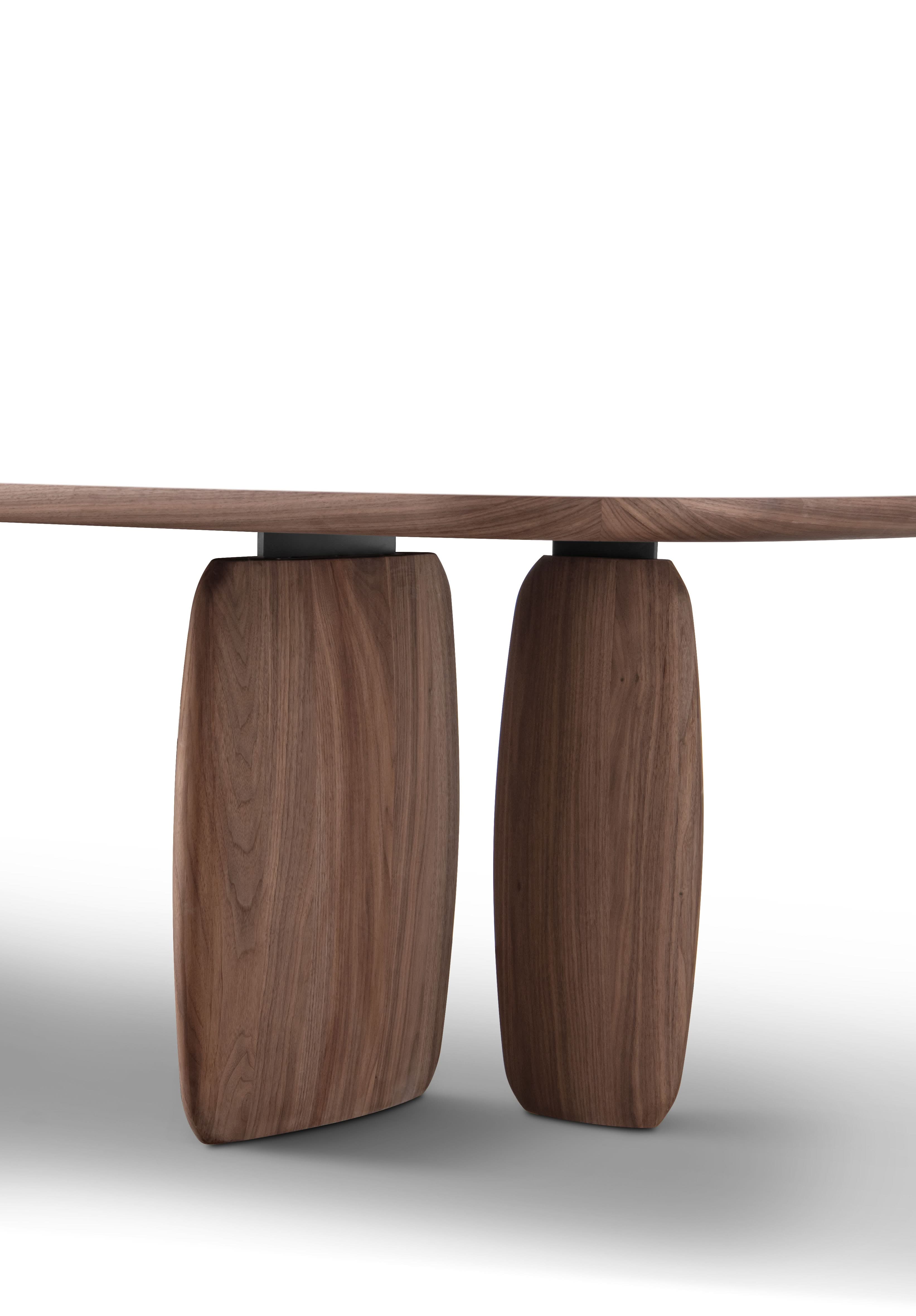 Tommy Franks Underline 280 Dining Table - Light Walnut   Nicholas John Interiors