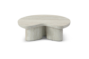 Lilac Coffee Table - Faux Travertine   Nicholas John Interiors