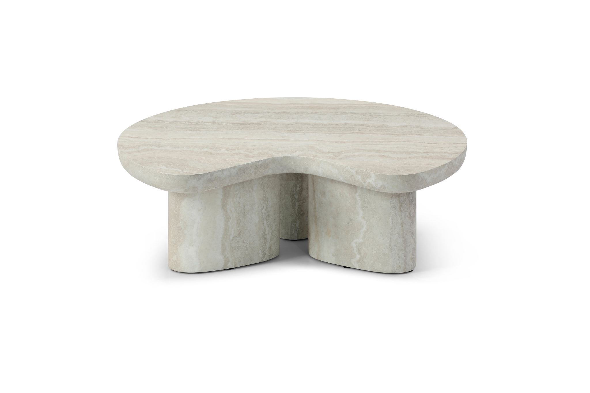 Lilac Coffee Table - Faux Travertine   Nicholas John Interiors