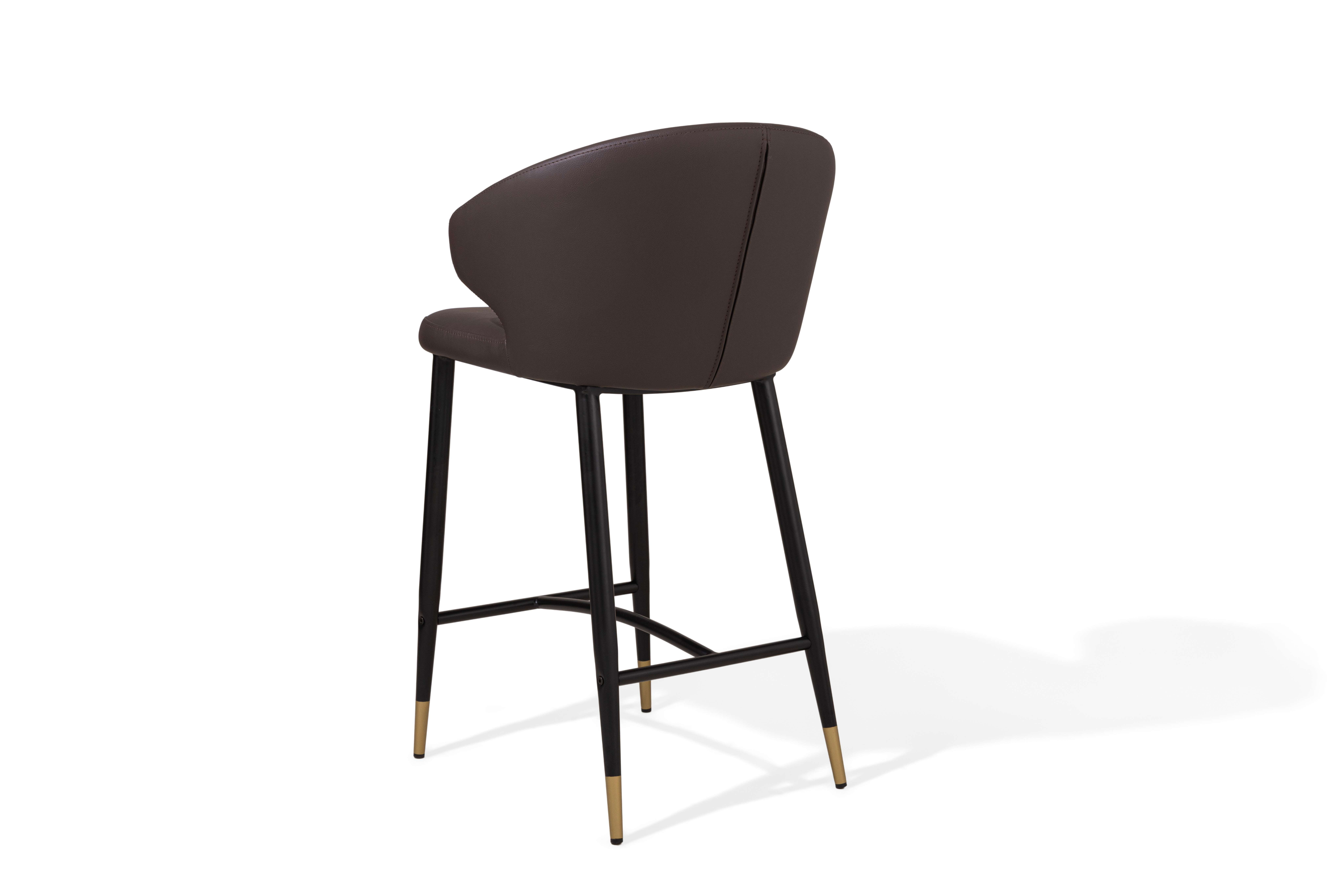 Tommy Franks Bellroy Bar Stool - Espresso   Nicholas John Interiors