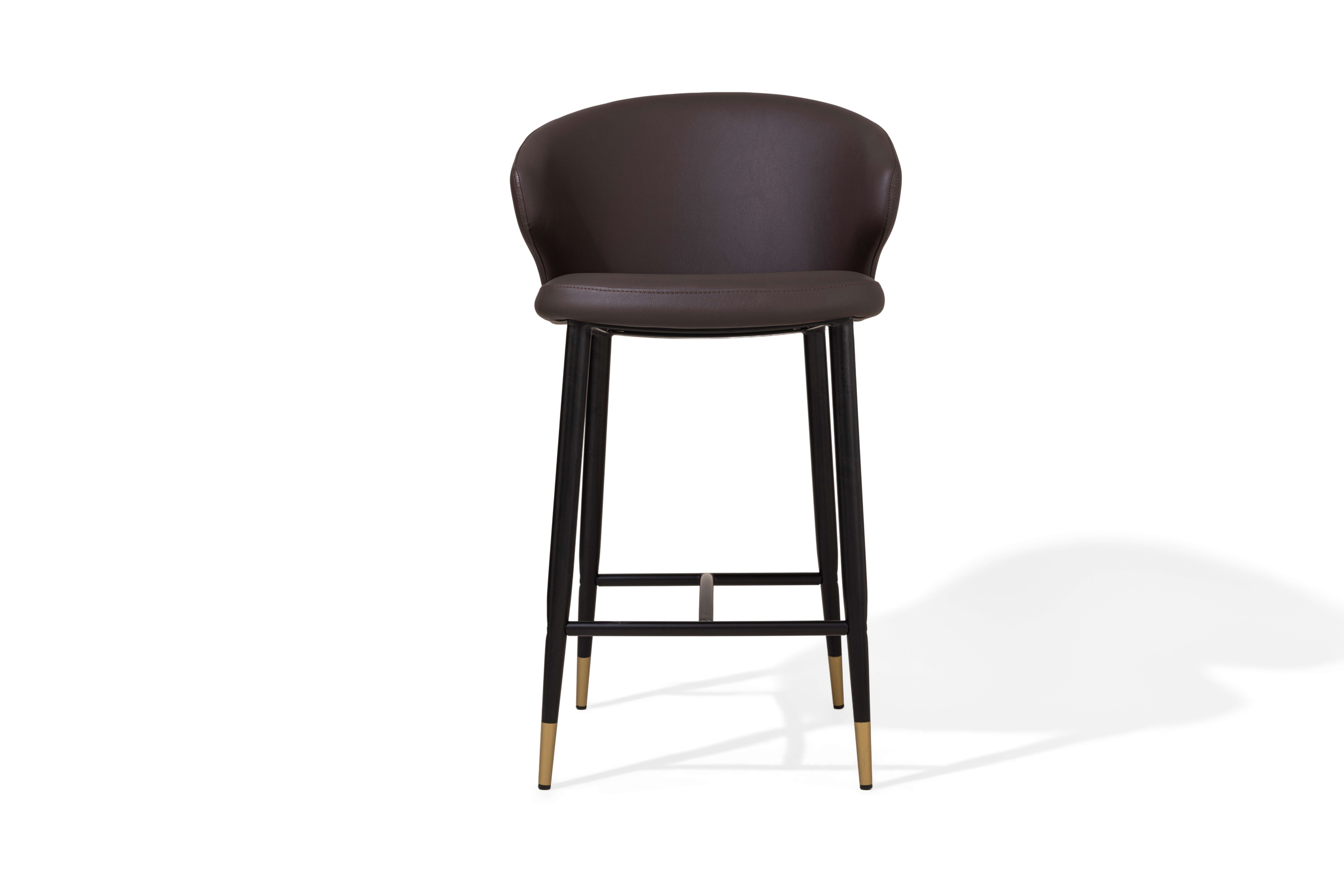 Tommy Franks Bellroy Bar Stool - Espresso   Nicholas John Interiors