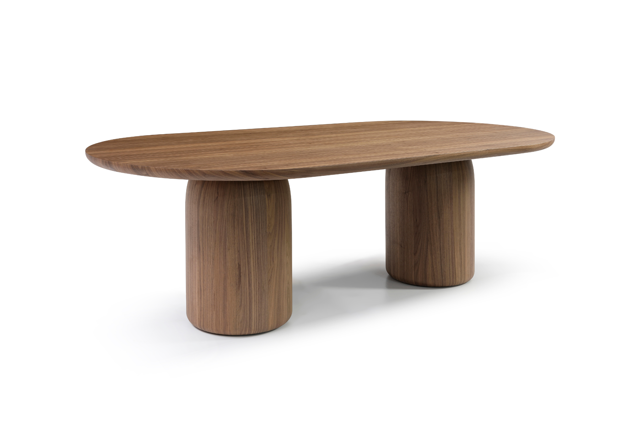 Basilca Dining Table 240 - Walnut   Nicholas John Interiors