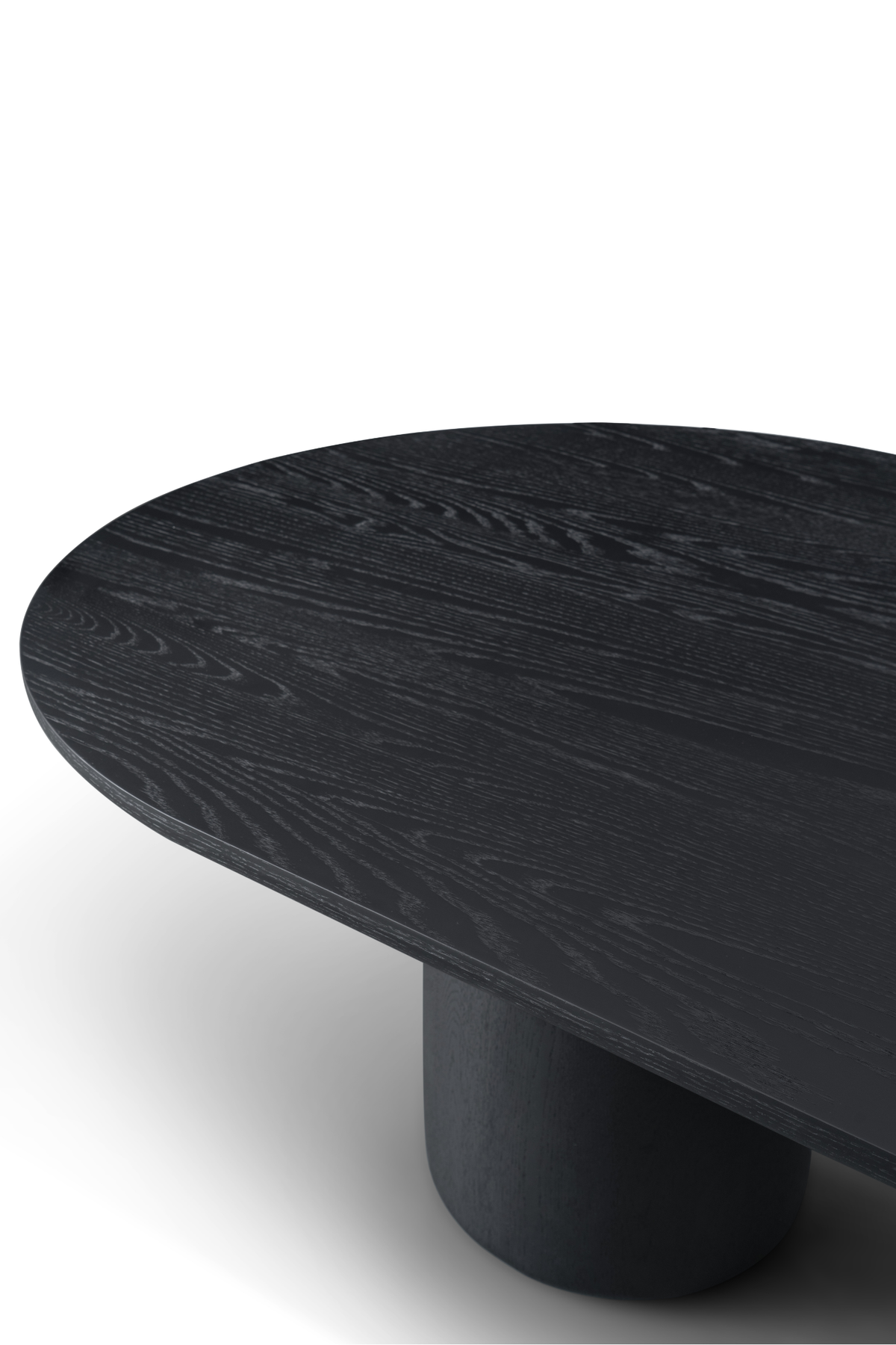 Tommy Franks Basilca 240cm Dining Table in Matte Black   Nicholas John Interiors
