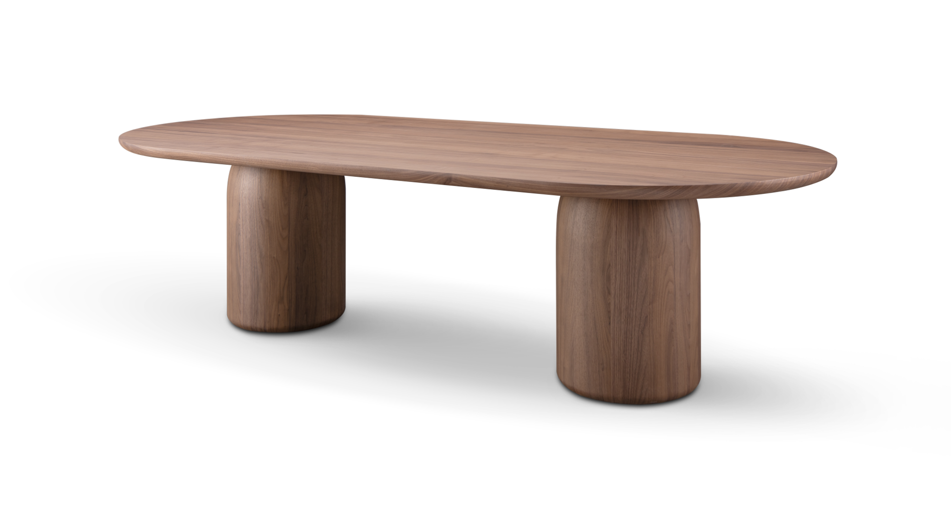 Tommy Franks Basilca 270cm Dining Table in Walnut   Nicholas John Interiors