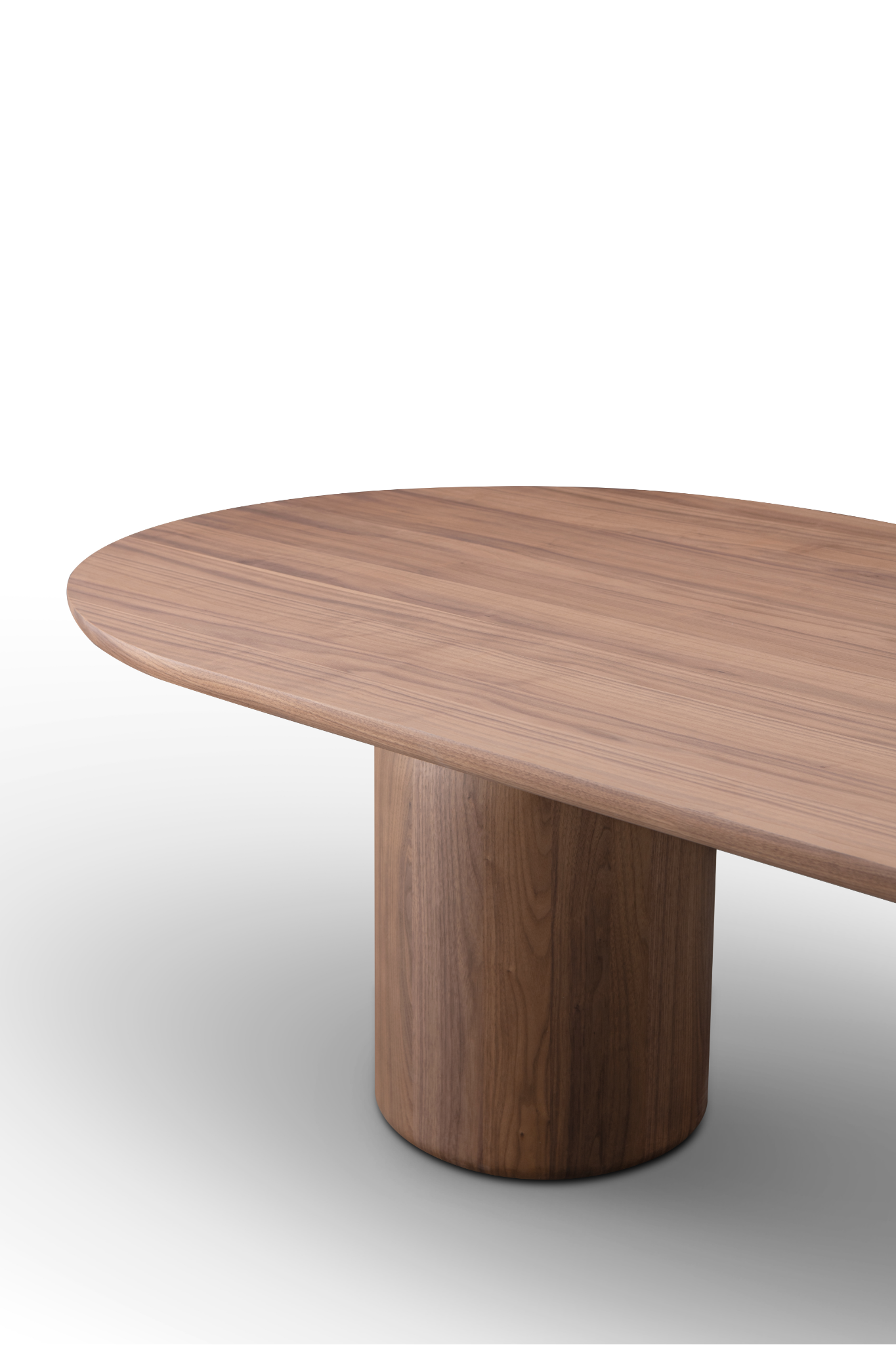 Tommy Franks Basilca 270cm Dining Table in Walnut   Nicholas John Interiors