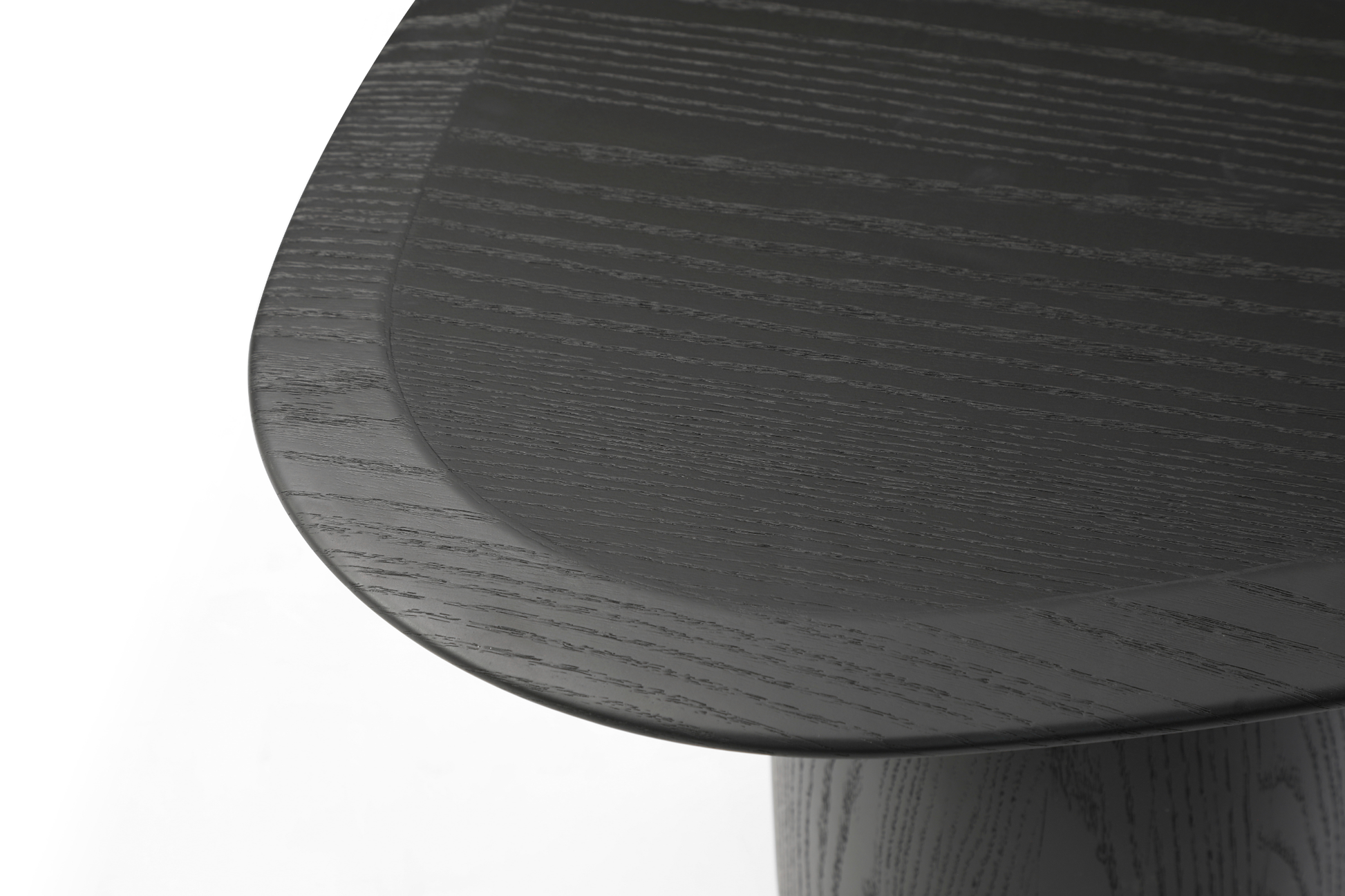 Tommy Franks Basilca Side Table - Matte Black   Nicholas John Interiors