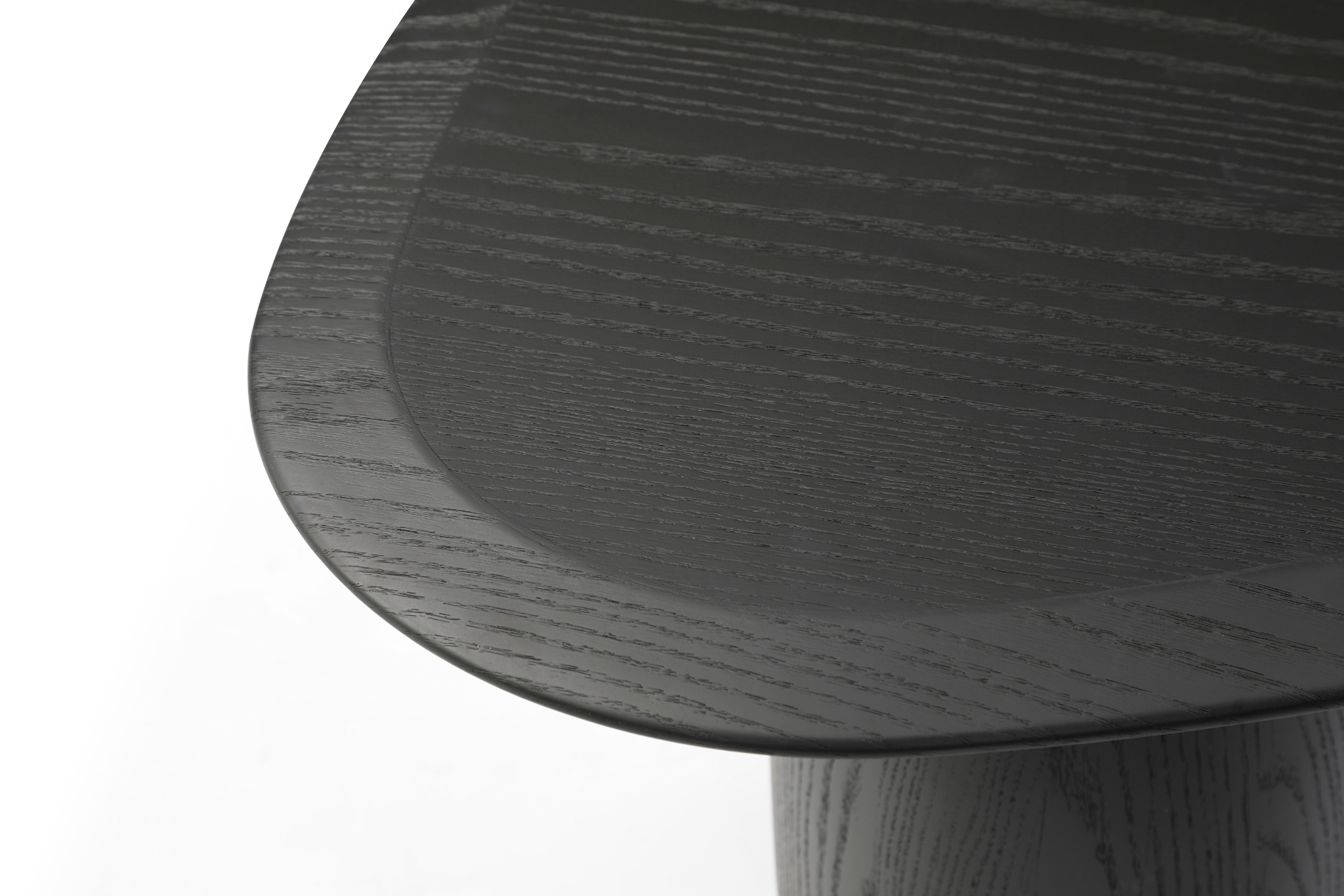 Tommy Franks Basilca Side Table - Matte Black   Nicholas John Interiors