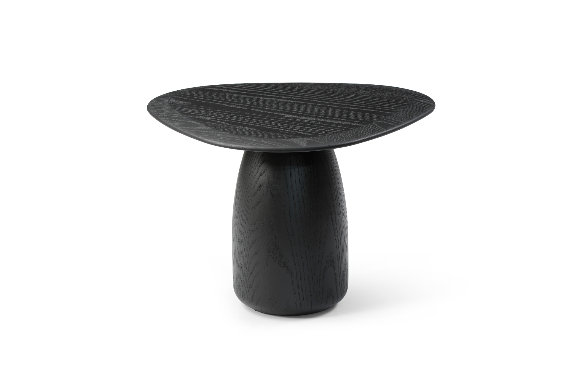 Tommy Franks Basilca Side Table - Matte Black   Nicholas John Interiors