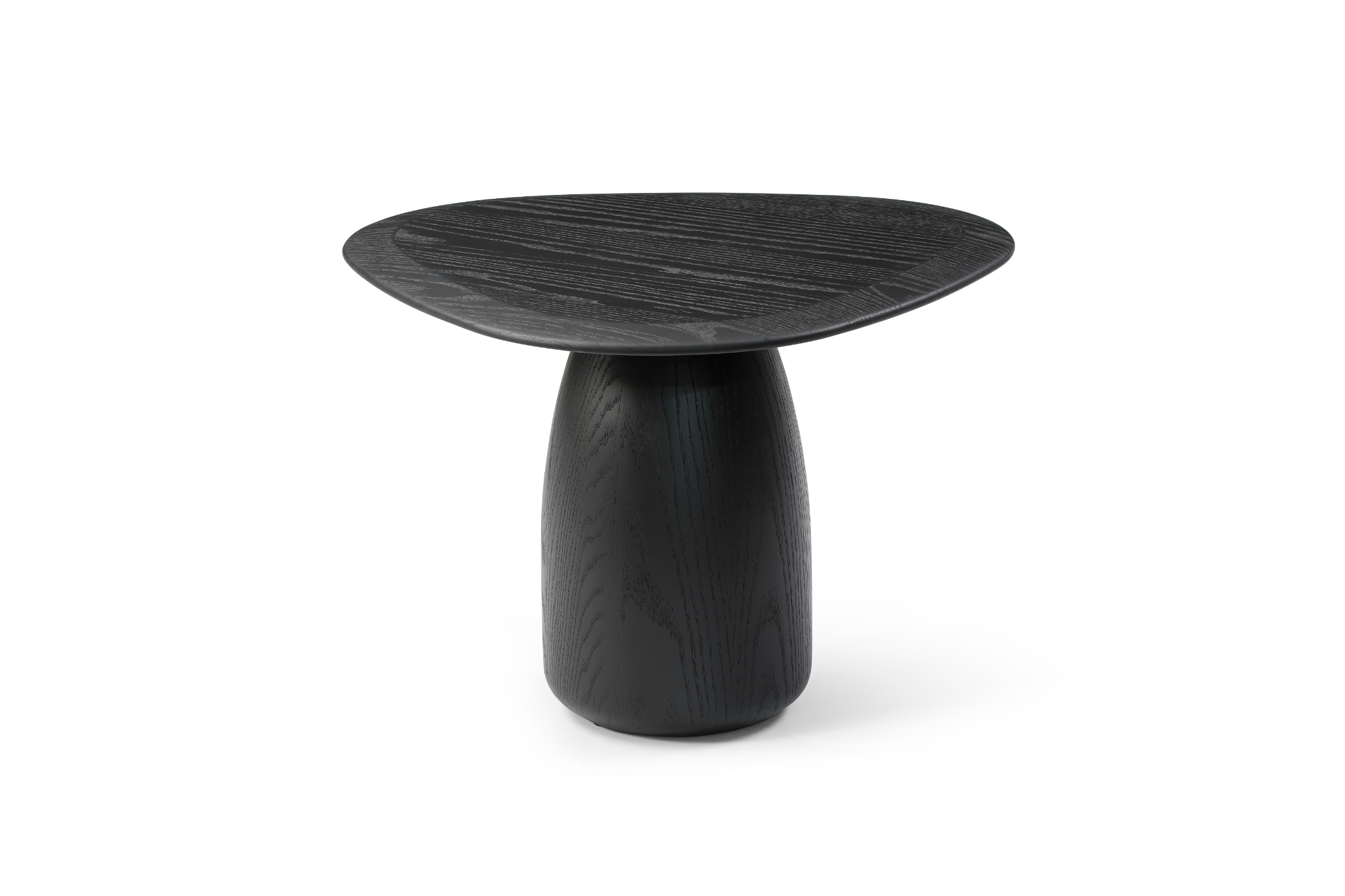 Tommy Franks Basilca Side Table - Matte Black   Nicholas John Interiors