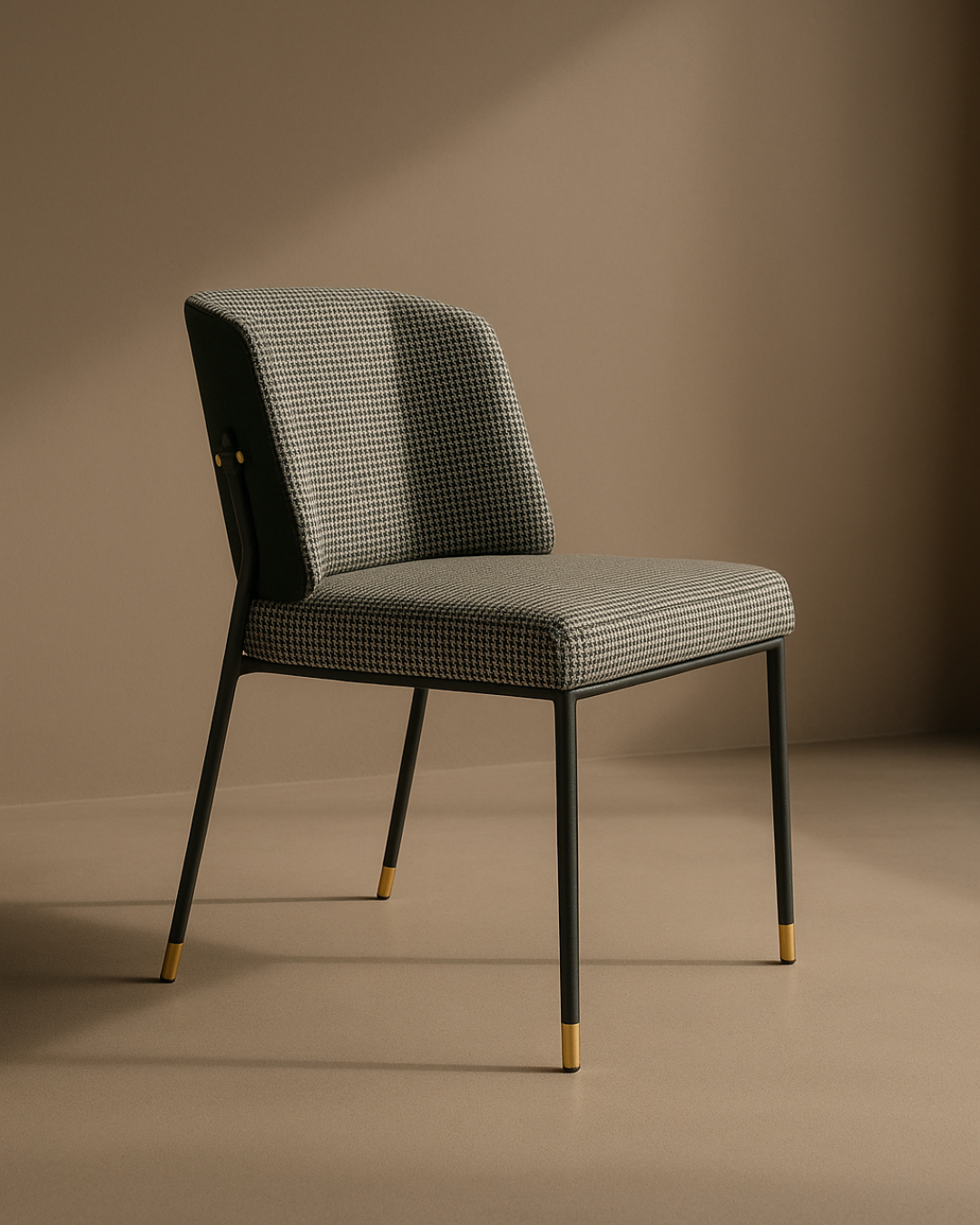 Tommy Franks Victor Dining Chair - Houndstooth - Set of 2   Nicholas John Interiors