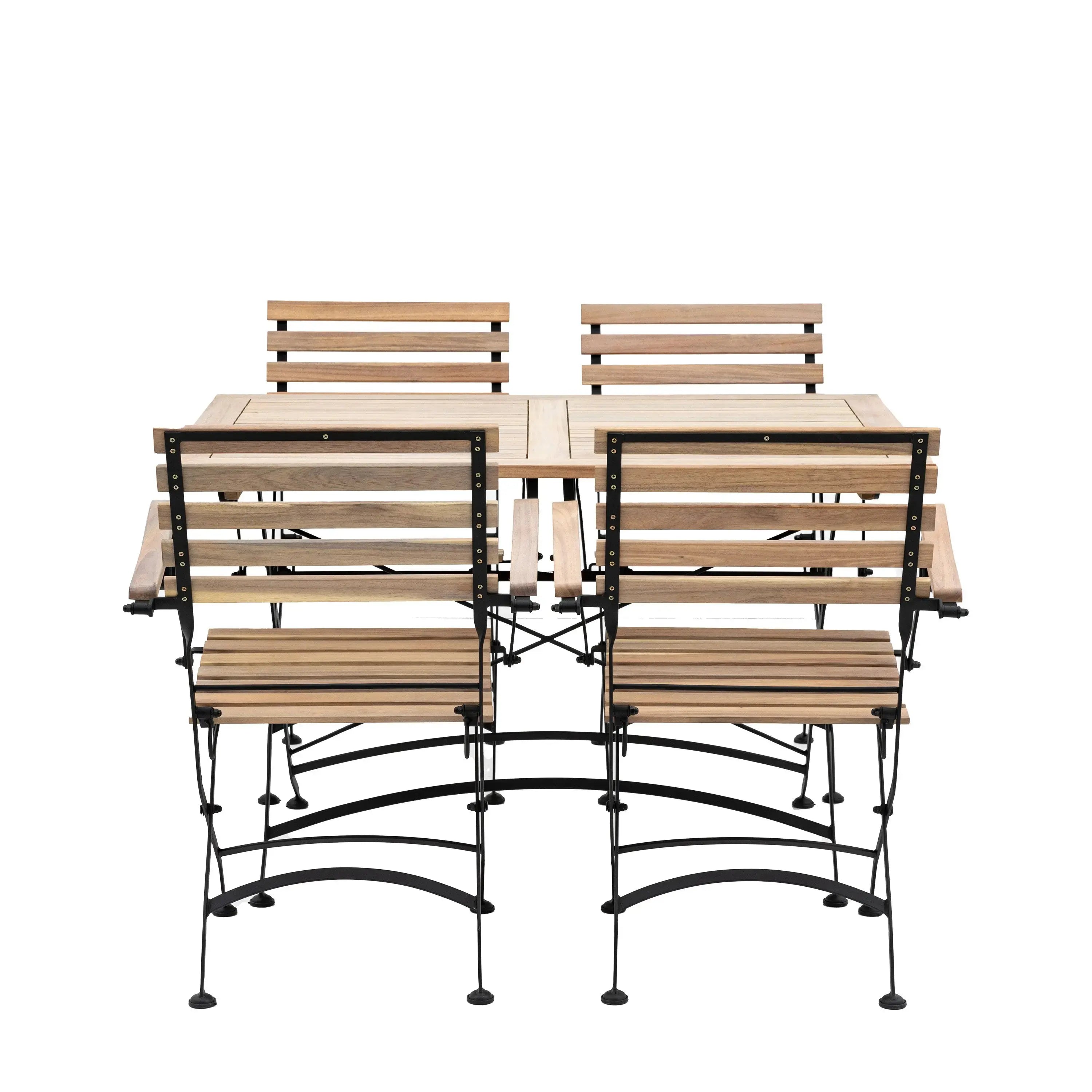 Valenta Folding Dining Set   Nicholas John Interiors