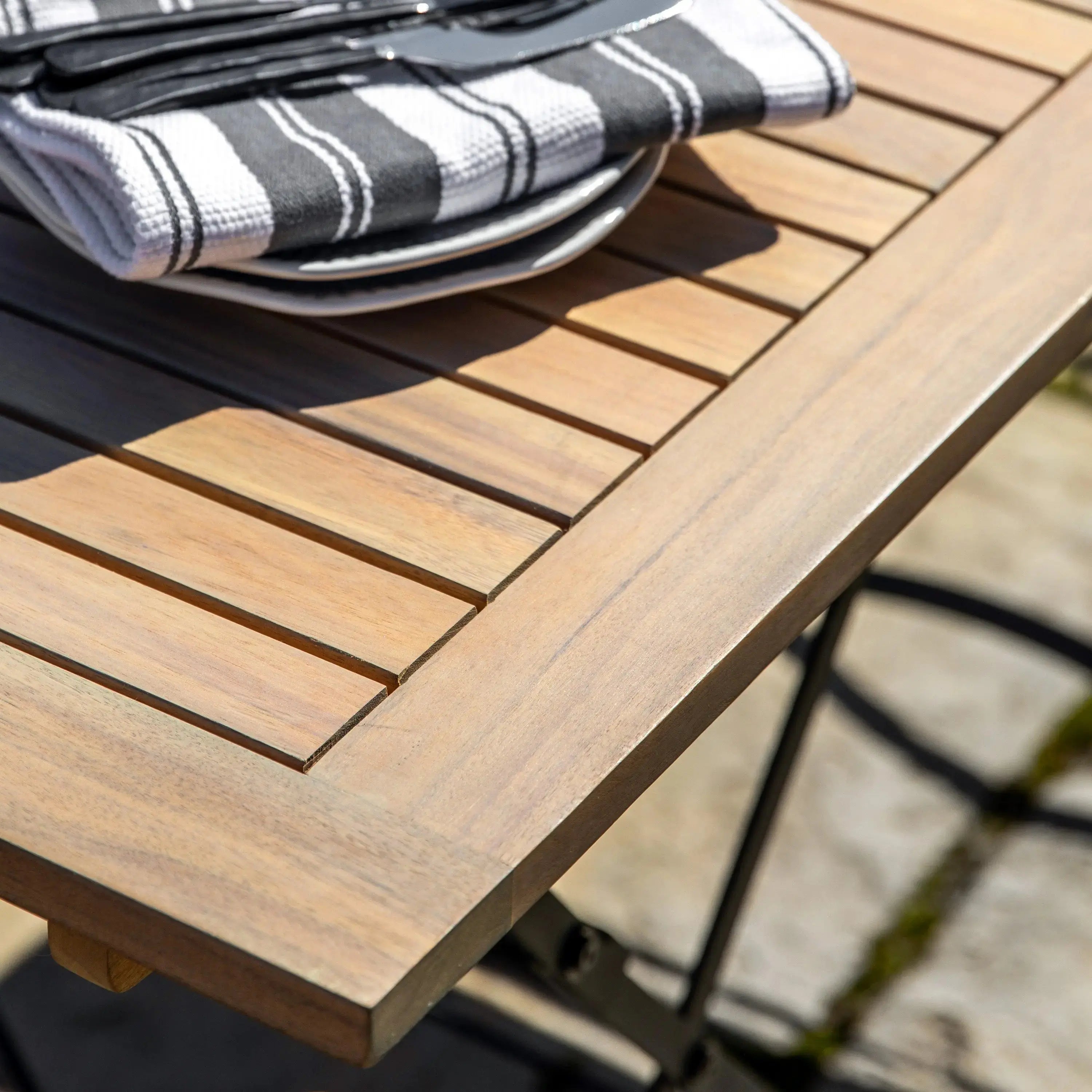 Valenta Folding Dining Set   Nicholas John Interiors