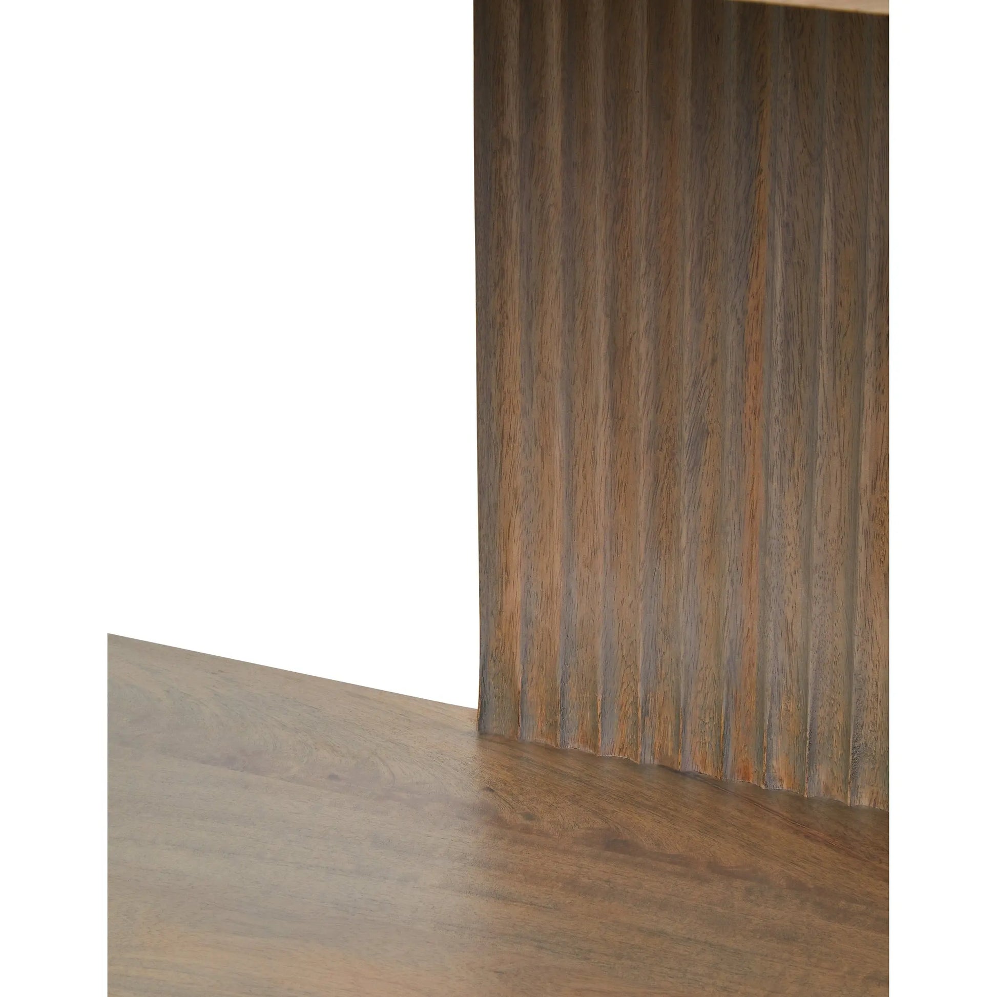 Varello Five Tier Grey Mango Wood Shelf Unit  Nicholas John Interiors