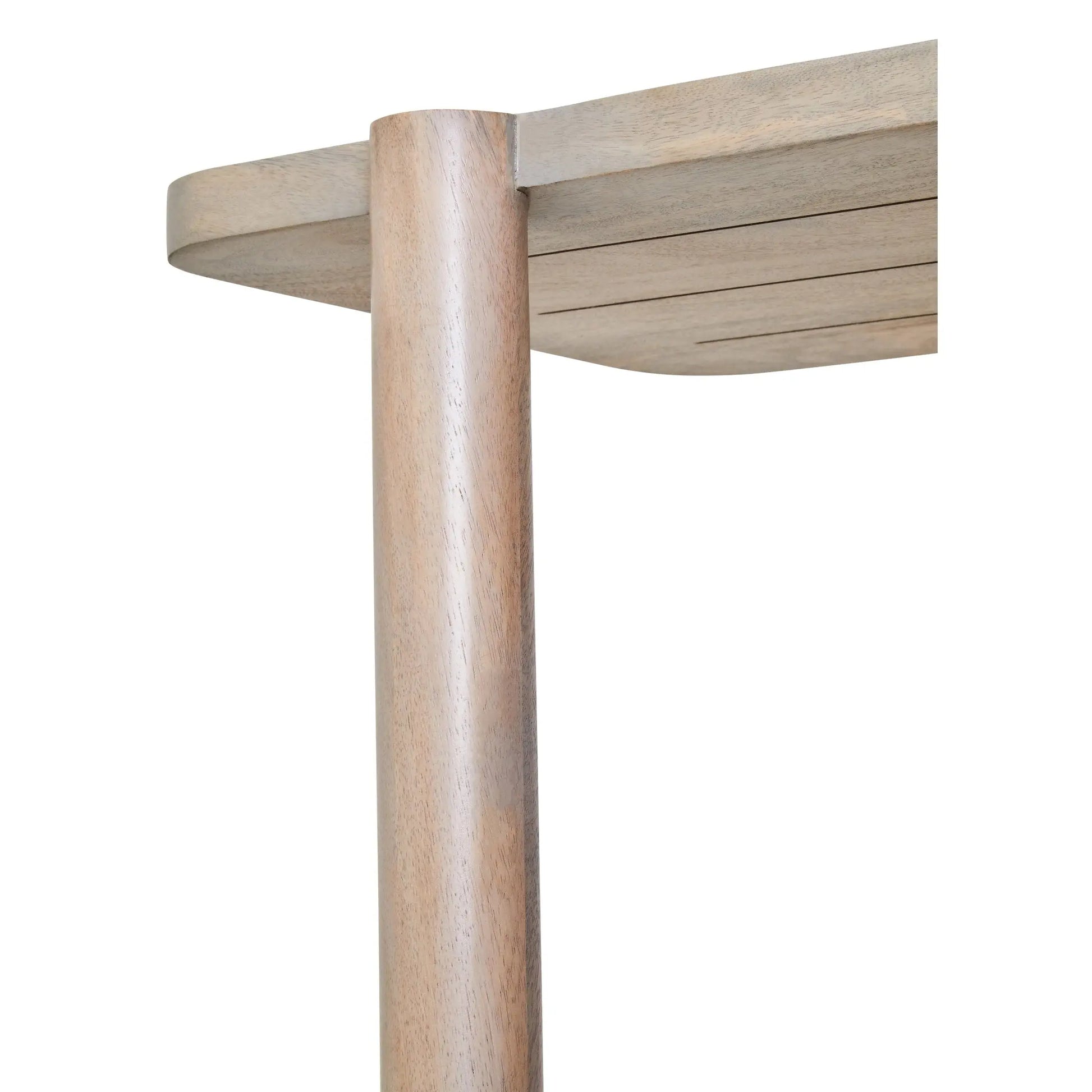 Varello Five Tier Grey Mango Wood Shelf Unit  Nicholas John Interiors