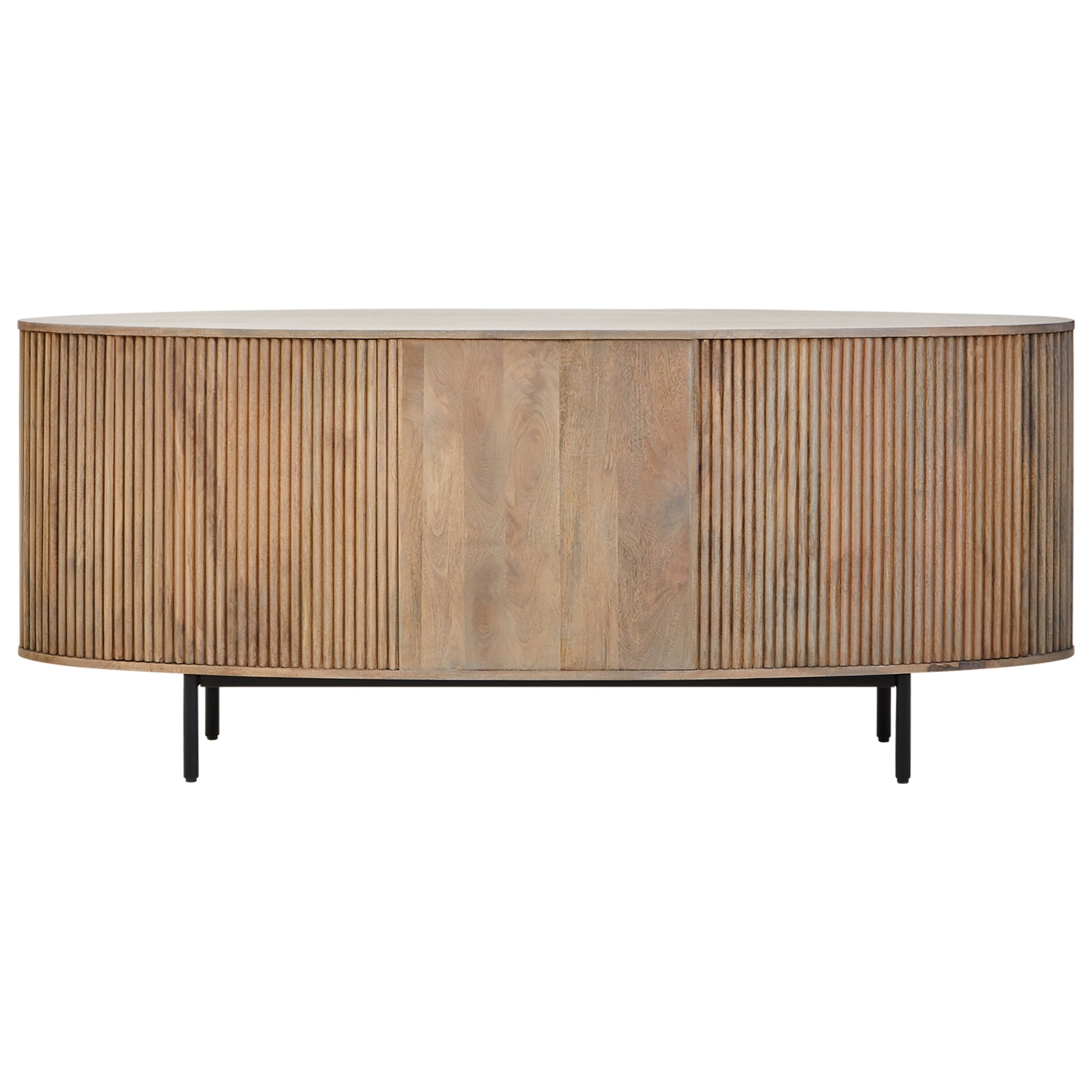 Varello Grey Mango Wood Sideboard with 2 Doors & 3 Drawers  Nicholas John Interiors