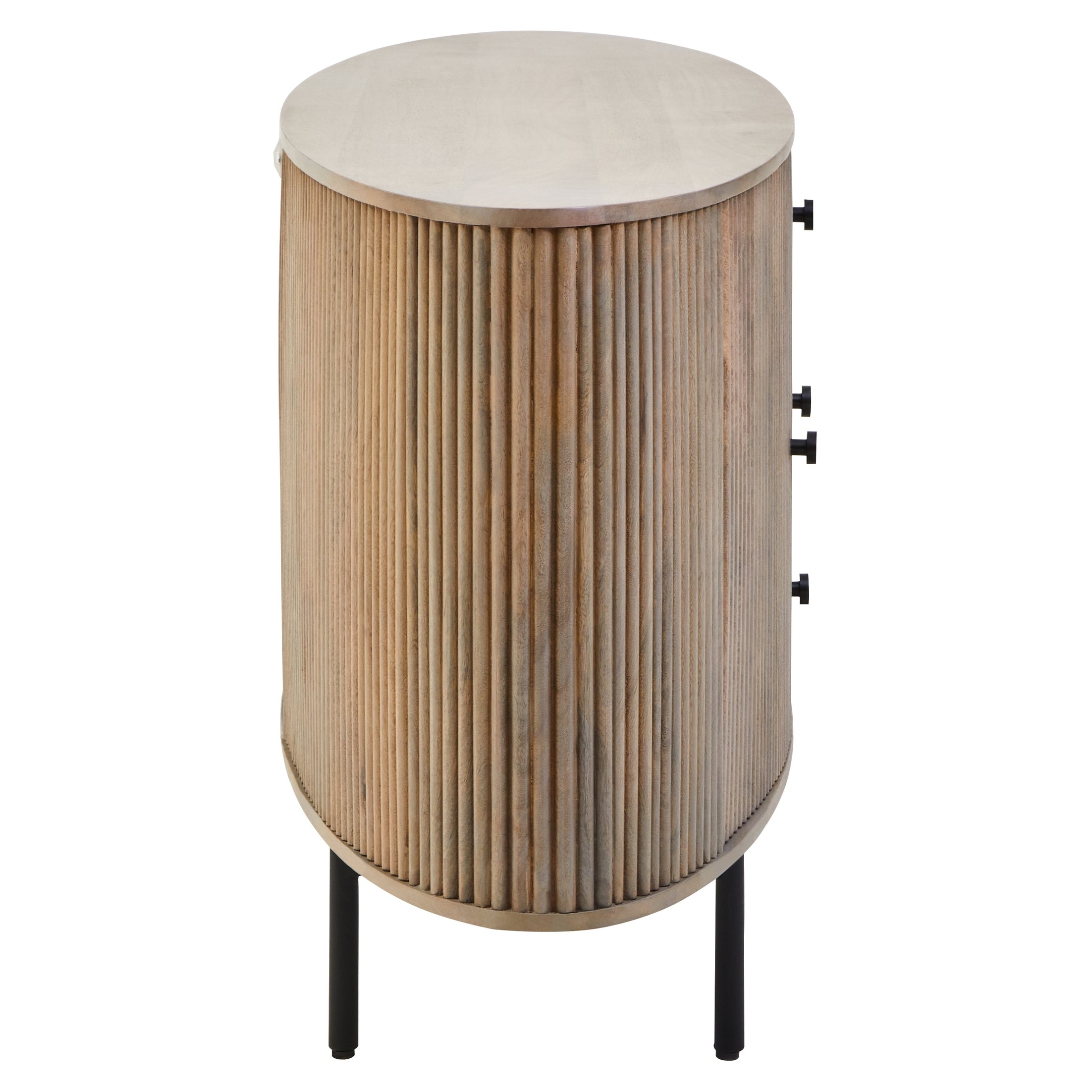 Varello Grey Mango Wood Sideboard with 2 Doors & 3 Drawers  Nicholas John Interiors