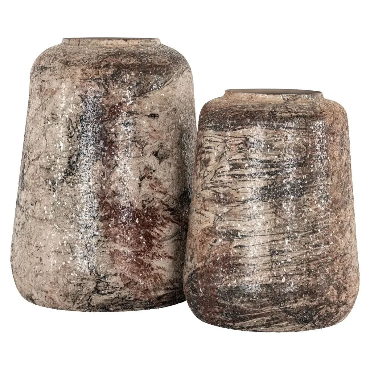 Vase Dena beige small   Nicholas John Interiors
