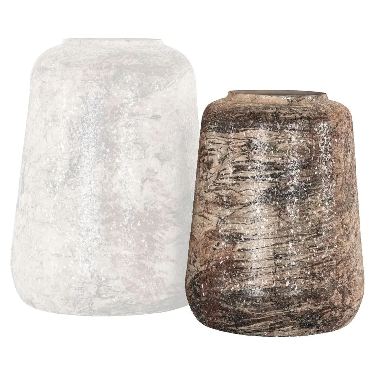 Vase Dena beige small   Nicholas John Interiors