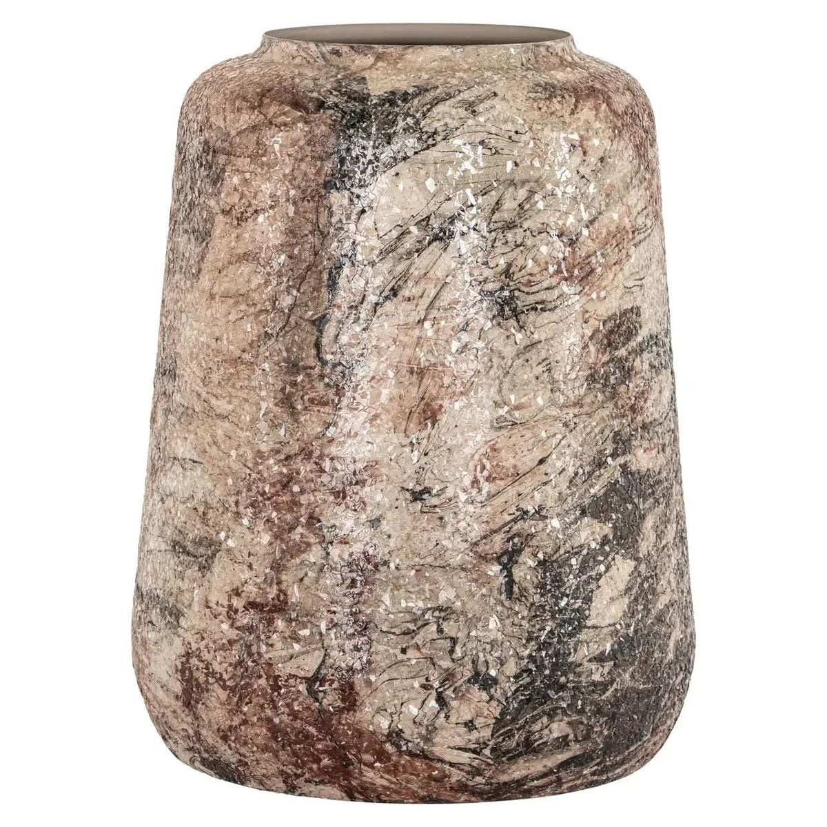 Vase Dena beige small   Nicholas John Interiors