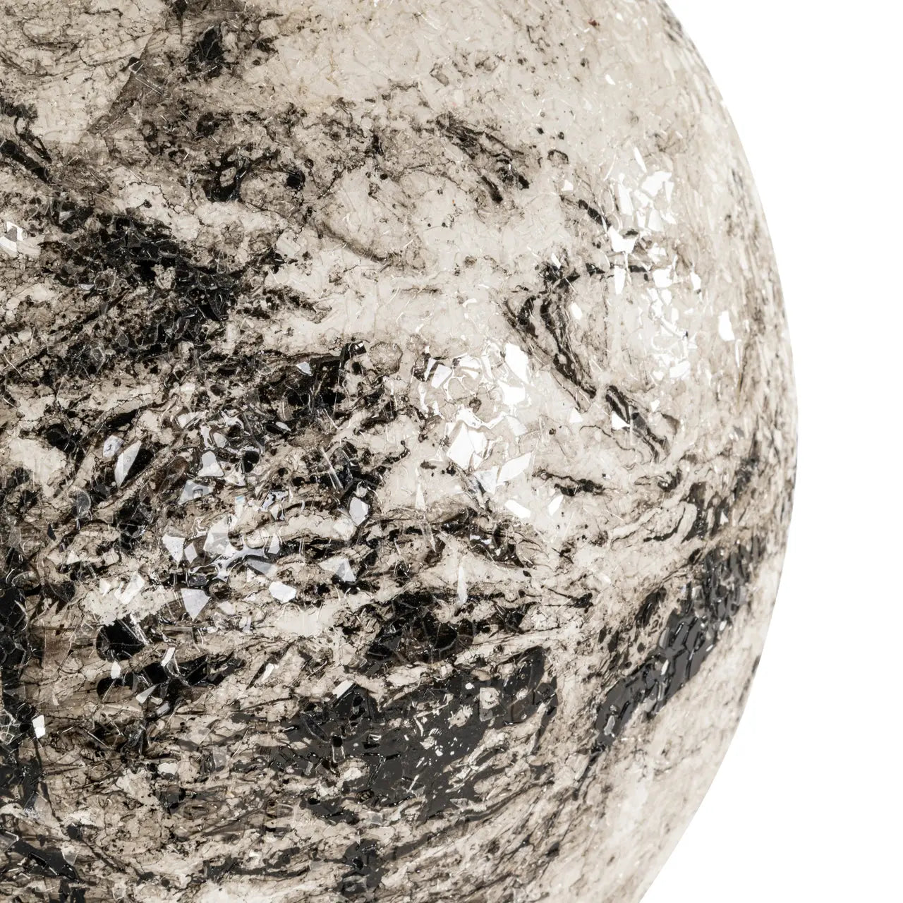 Vase Florry black/white   Nicholas John Interiors