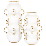 Vase Pippy white small   Nicholas John Interiors