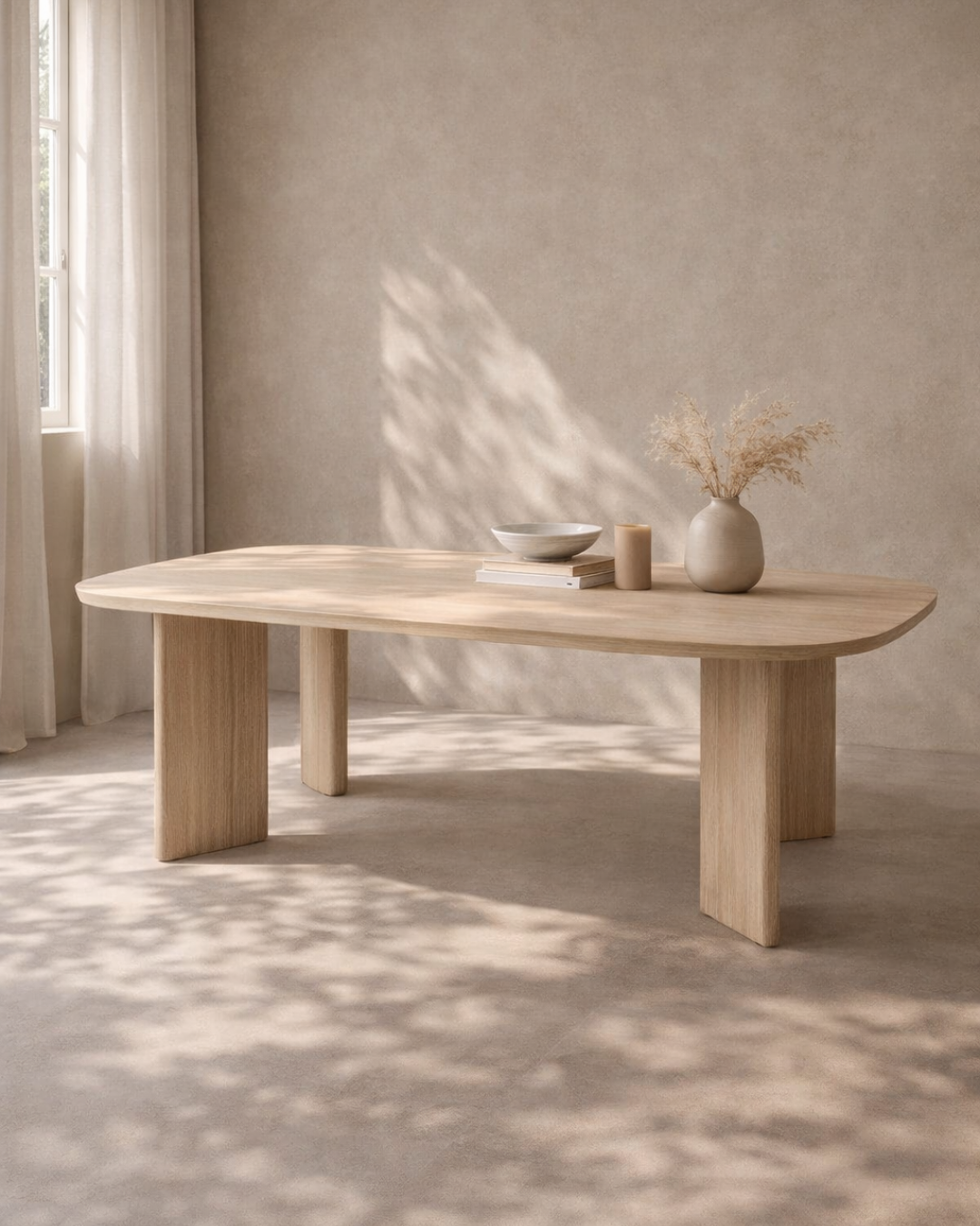 Vasto 215 Dining Table - Oak   Nicholas John Interiors