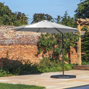 Velzano 3m Cantilever Parasol Grey   Nicholas John Interiors