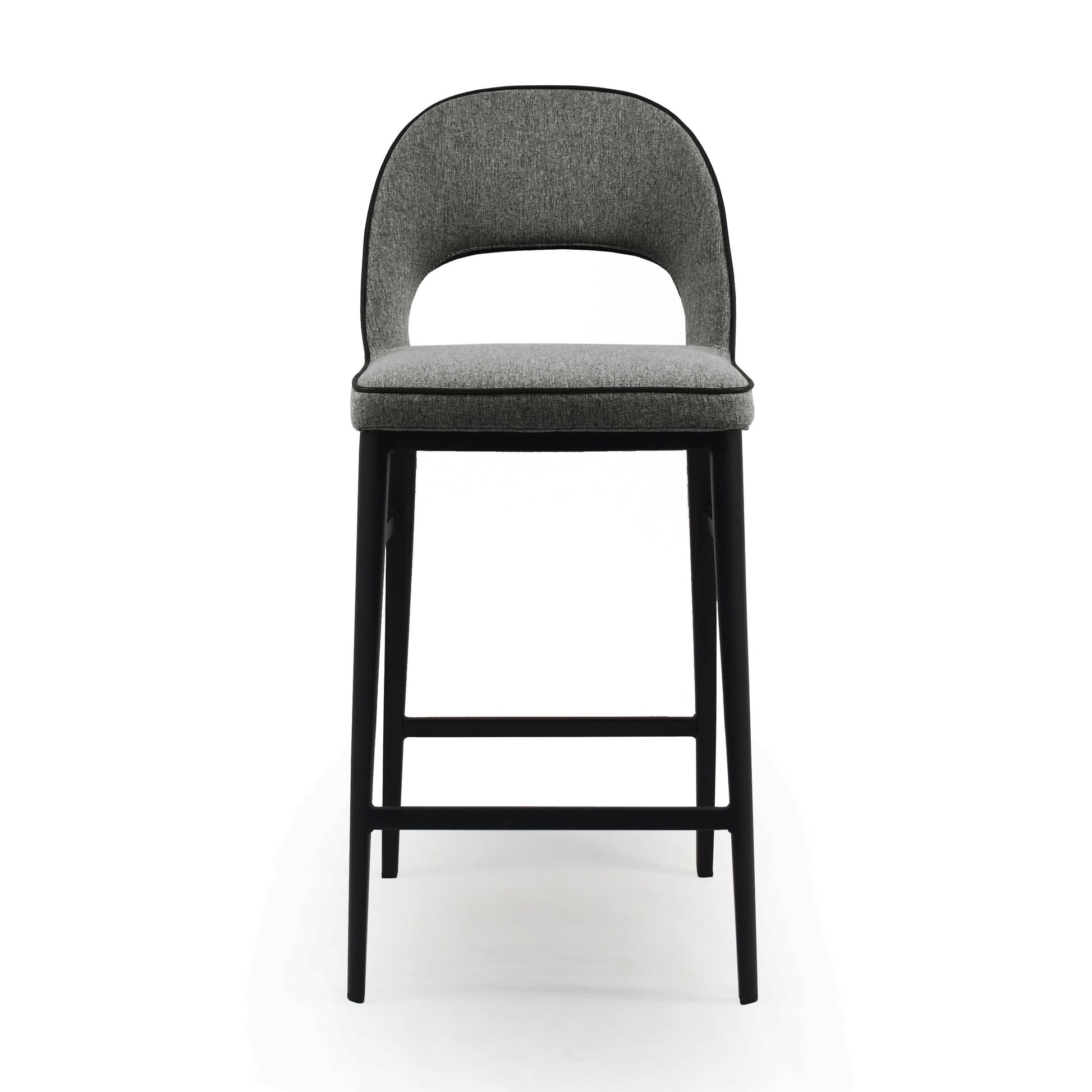 Tommy Franks Verna Bar Stool - Enzimi Dark Grey   Nicholas John Interiors