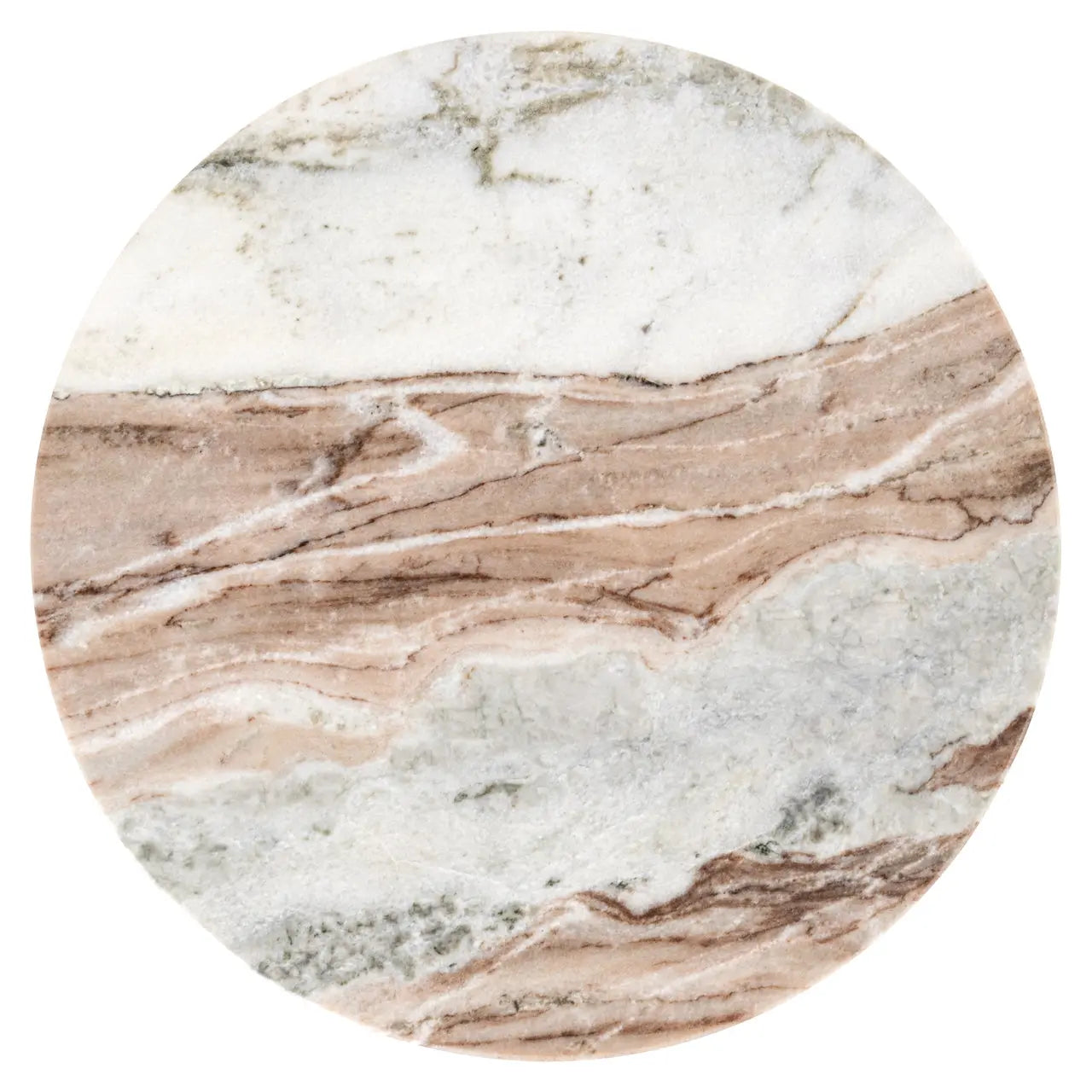 Vevey Blush beige End Table   Nicholas John Interiors