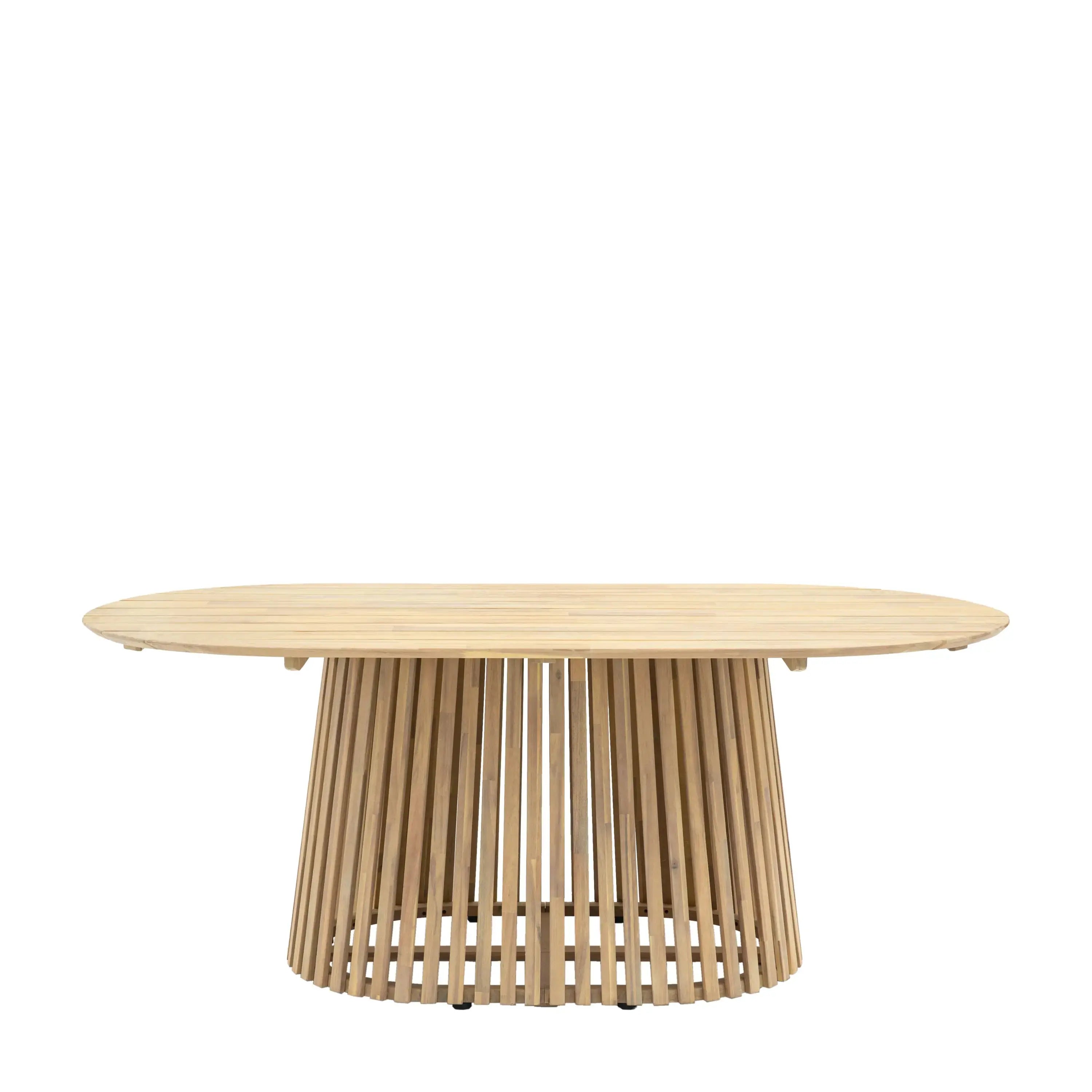 Vialto Outdoor Oval Dining Table 6 Seater   Nicholas John Interiors