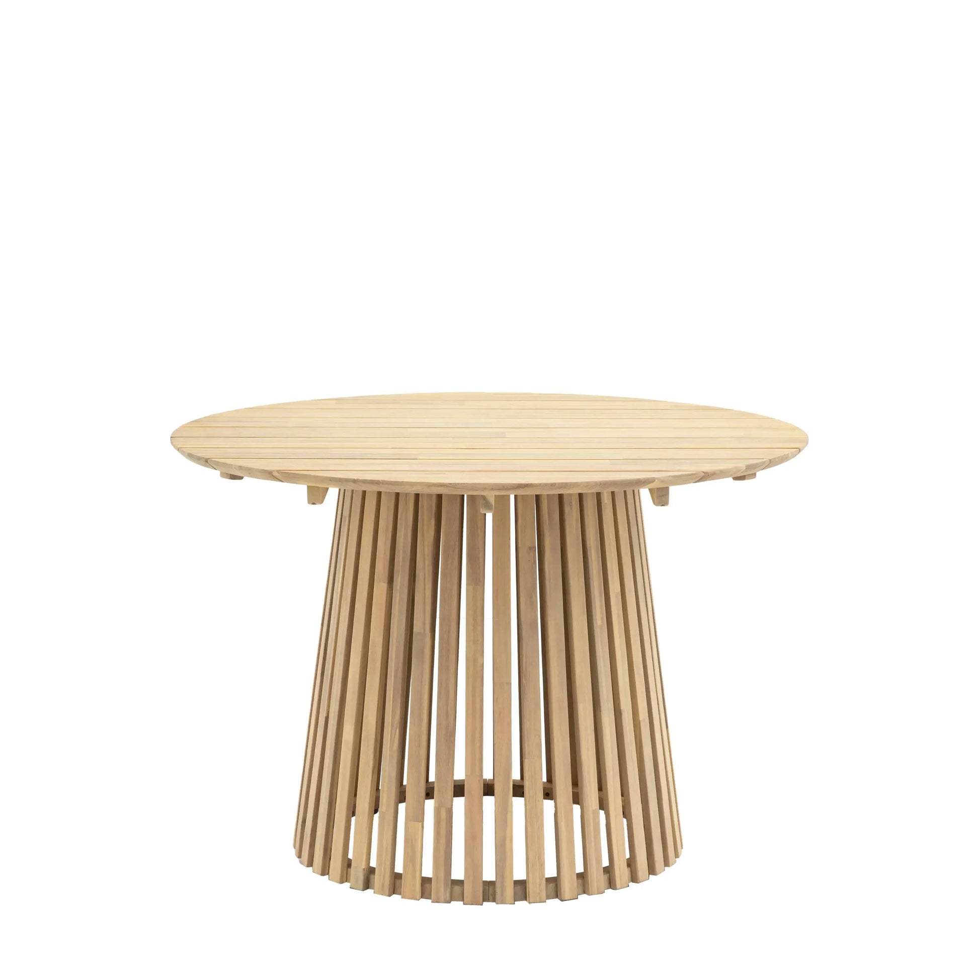 Vialto Round Outdoor Dining Table 4 Seater   Nicholas John Interiors