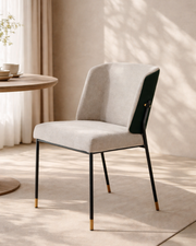 Tommy Franks Victor Dining Chair in Enzimi Cream - Set of 2   Nicholas John Interiors
