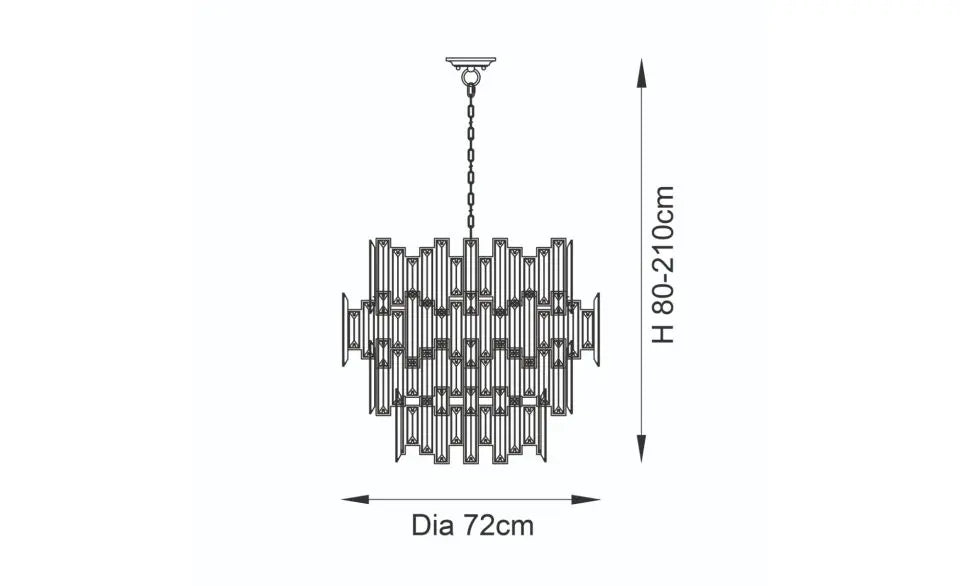 Vionara 15 Pendant Light Gold Champagne   Nicholas John Interiors