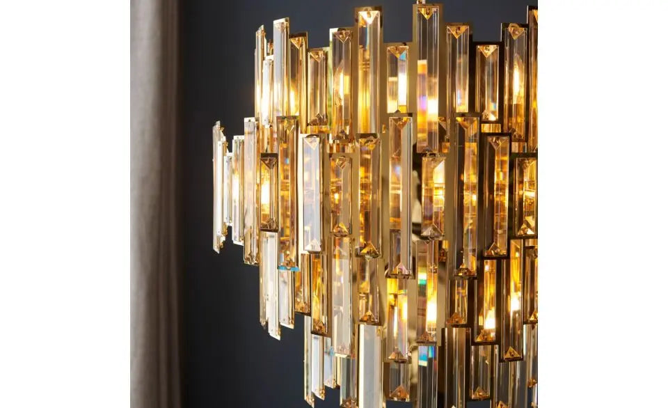 Vionara 15 Pendant Light Gold Champagne   Nicholas John Interiors