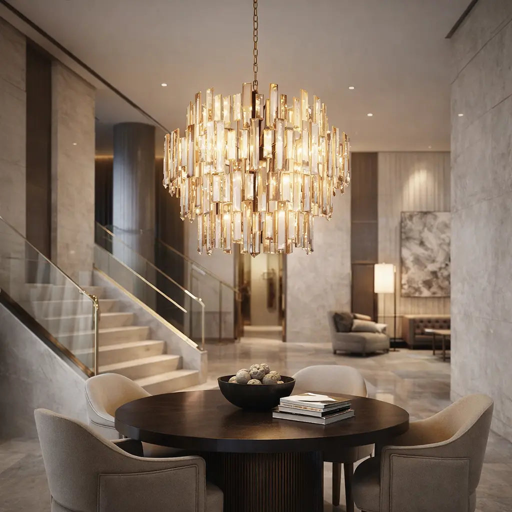 Vionara 15 Pendant Light Gold Champagne   Nicholas John Interiors