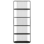 Von Five Tier Black Shelf Unit   Nicholas John Interiors